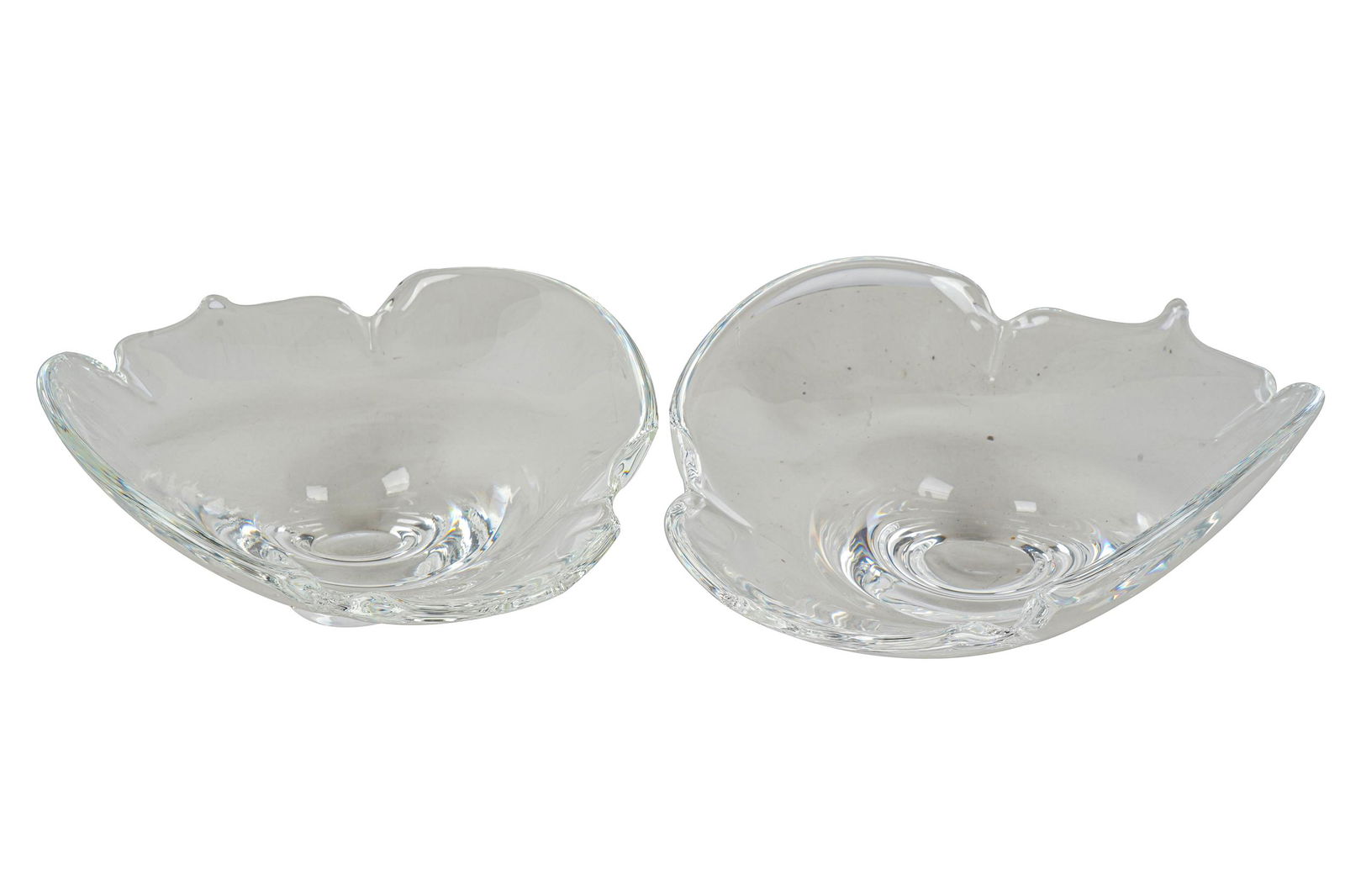 PAIR OF STEUBEN CRYSTAL BOWLS (1 of 9)