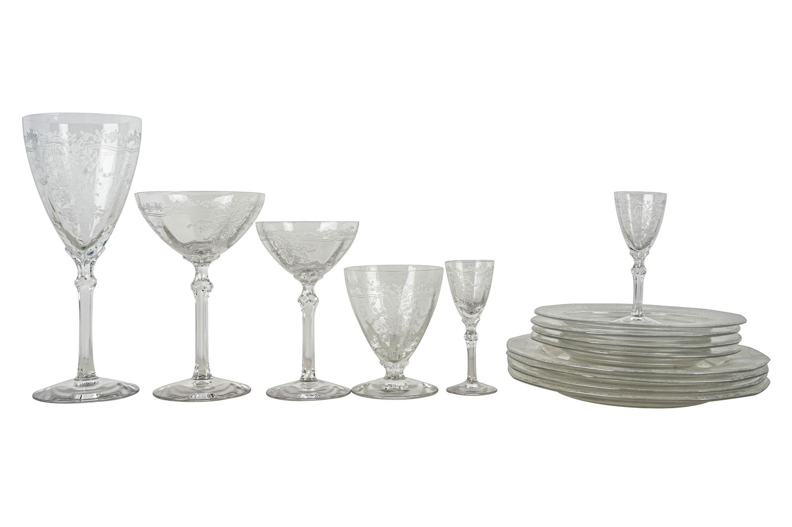 ETCHED GLASSWARE SERVICE (1 of 10)