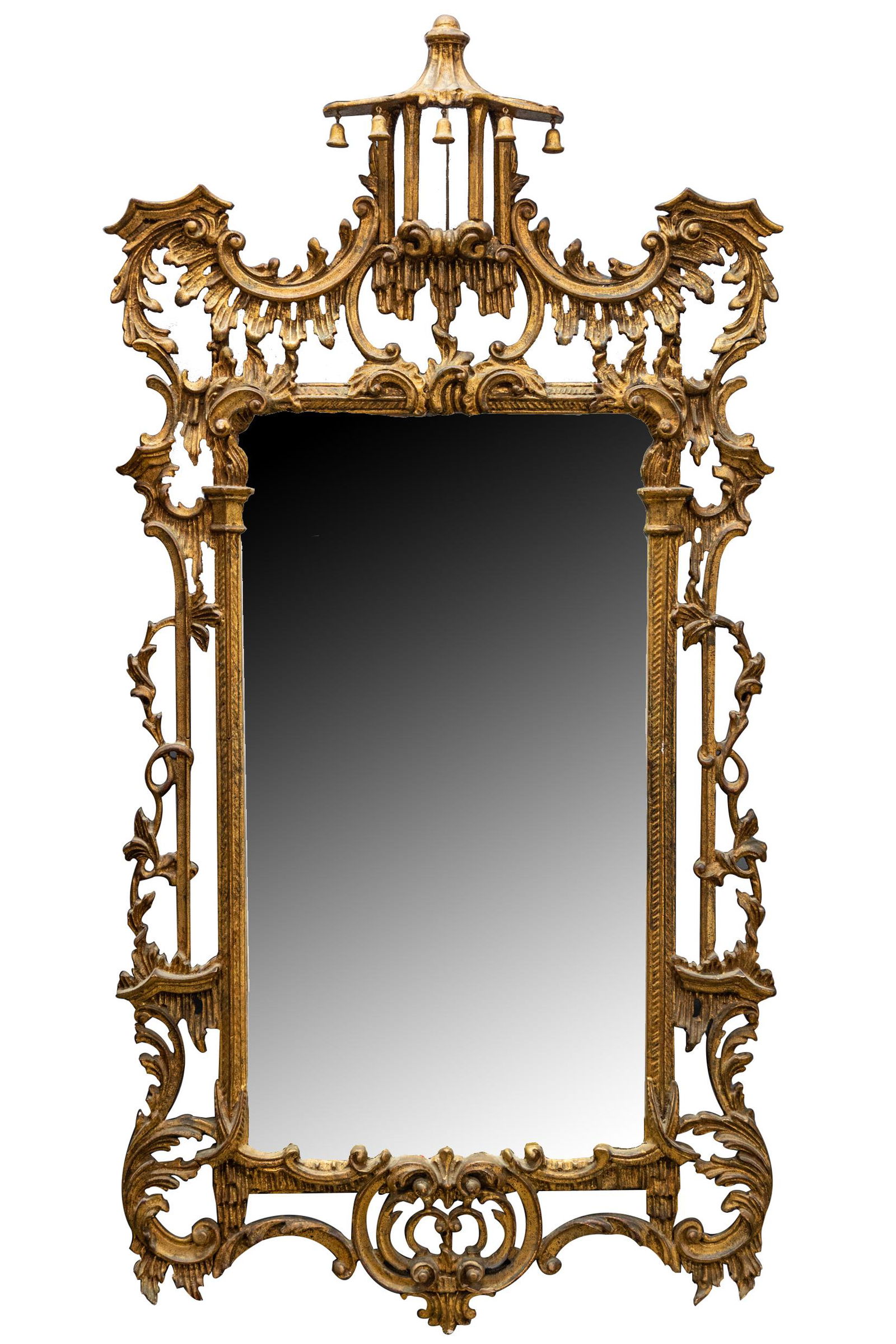 ITALIAN GILT DECORATED MIRROR (1 of 10)