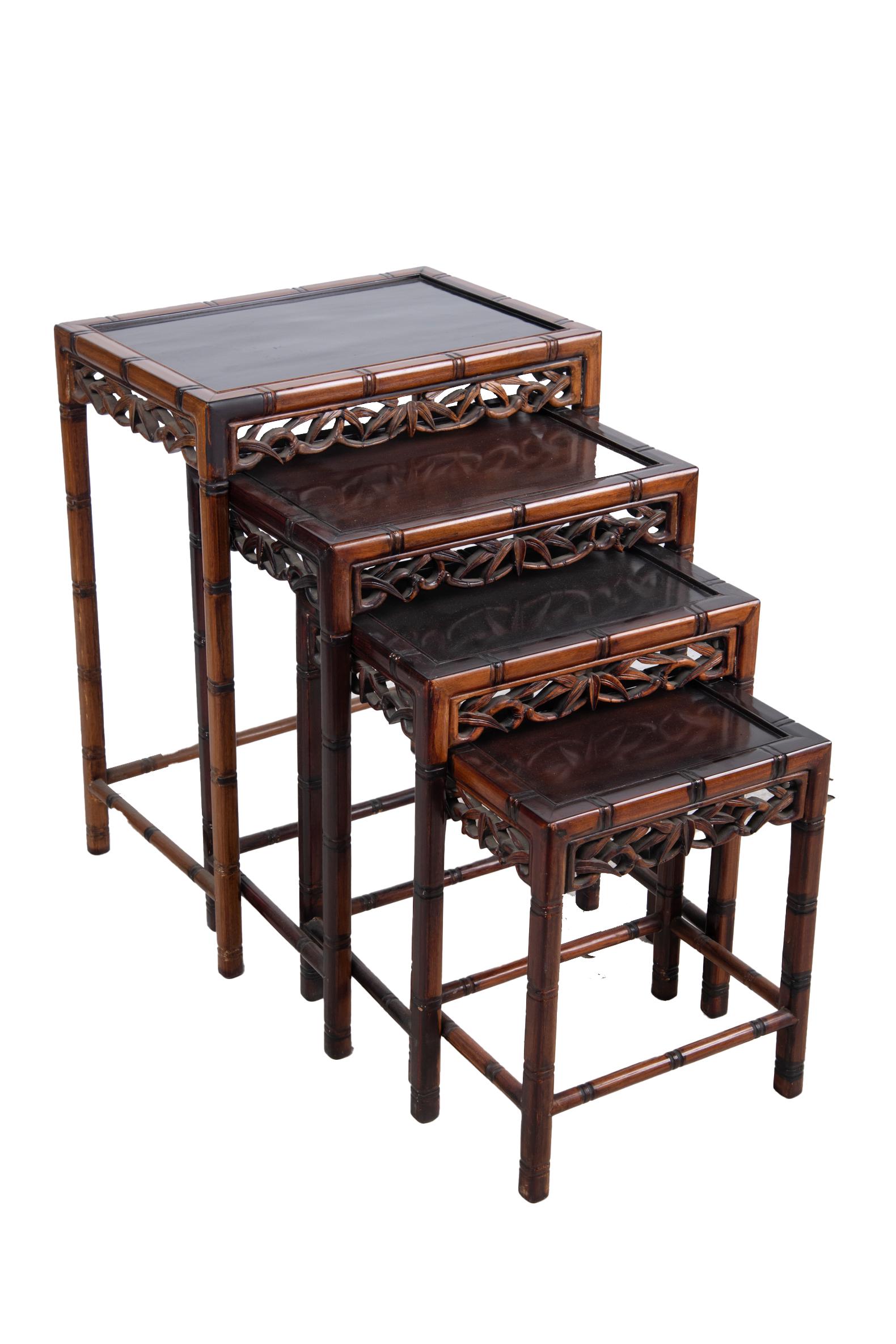 CHINESE NEST OF FOUR TABLES (1 of 5)