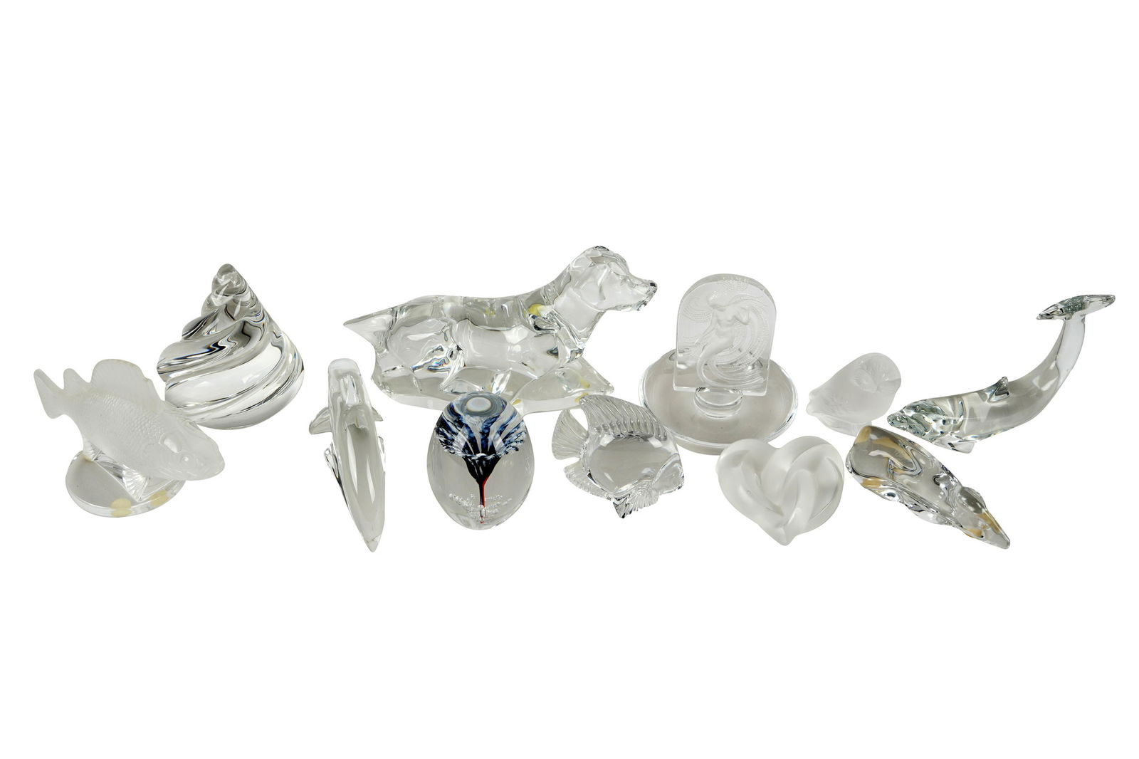 GROUP OF DESIGNER CRYSTAL ITEMS (1 of 11)