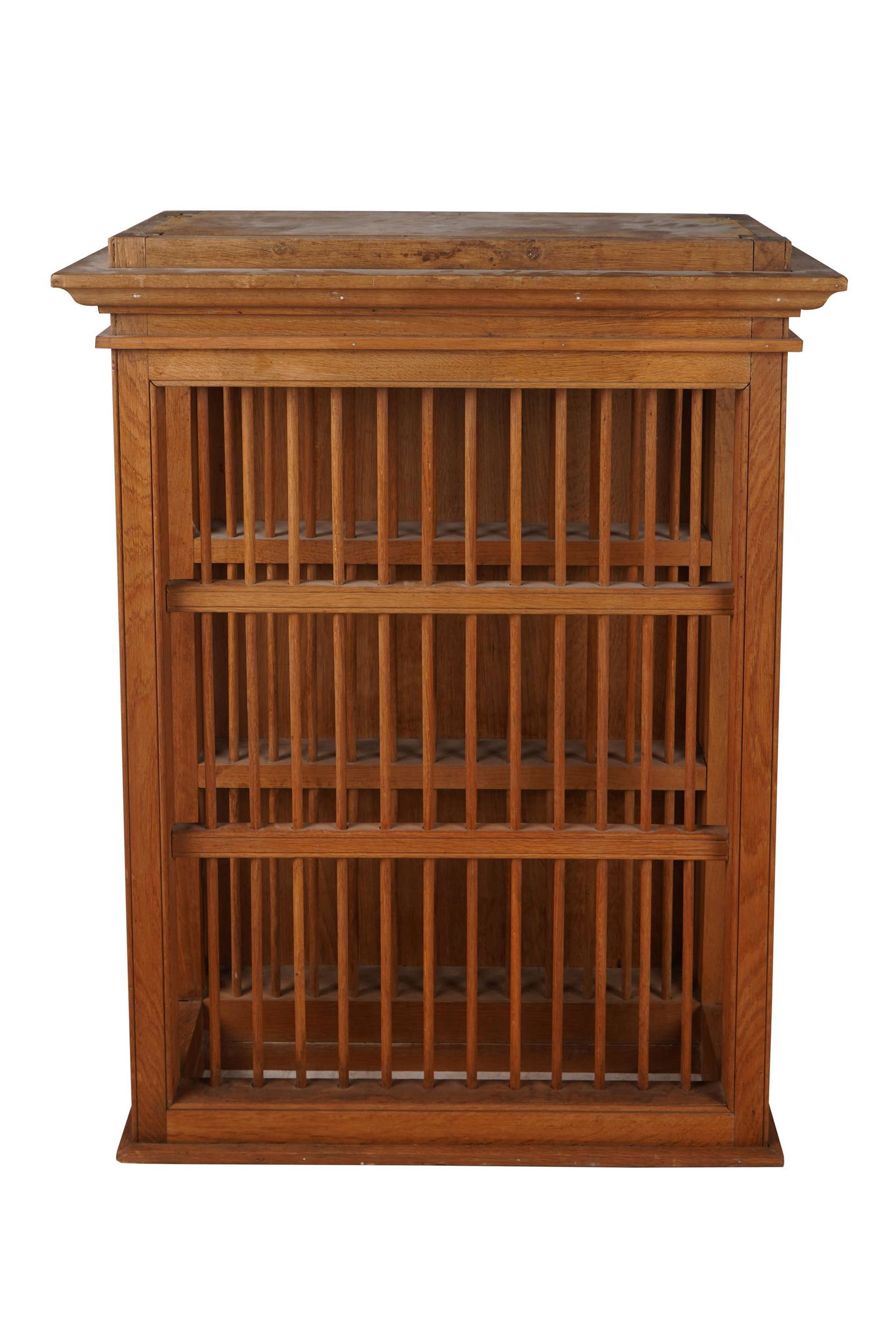 RUSTIC CARVED WOOD HANGING PLATE RACK (1 of 8)