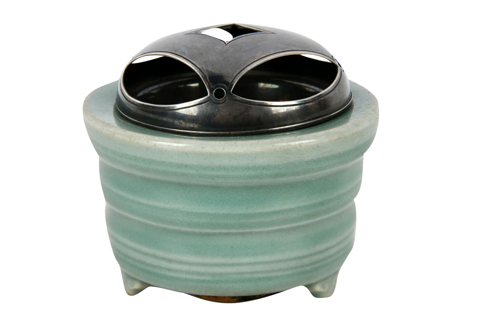 CHINESE CELADON CENSER (1 of 5)