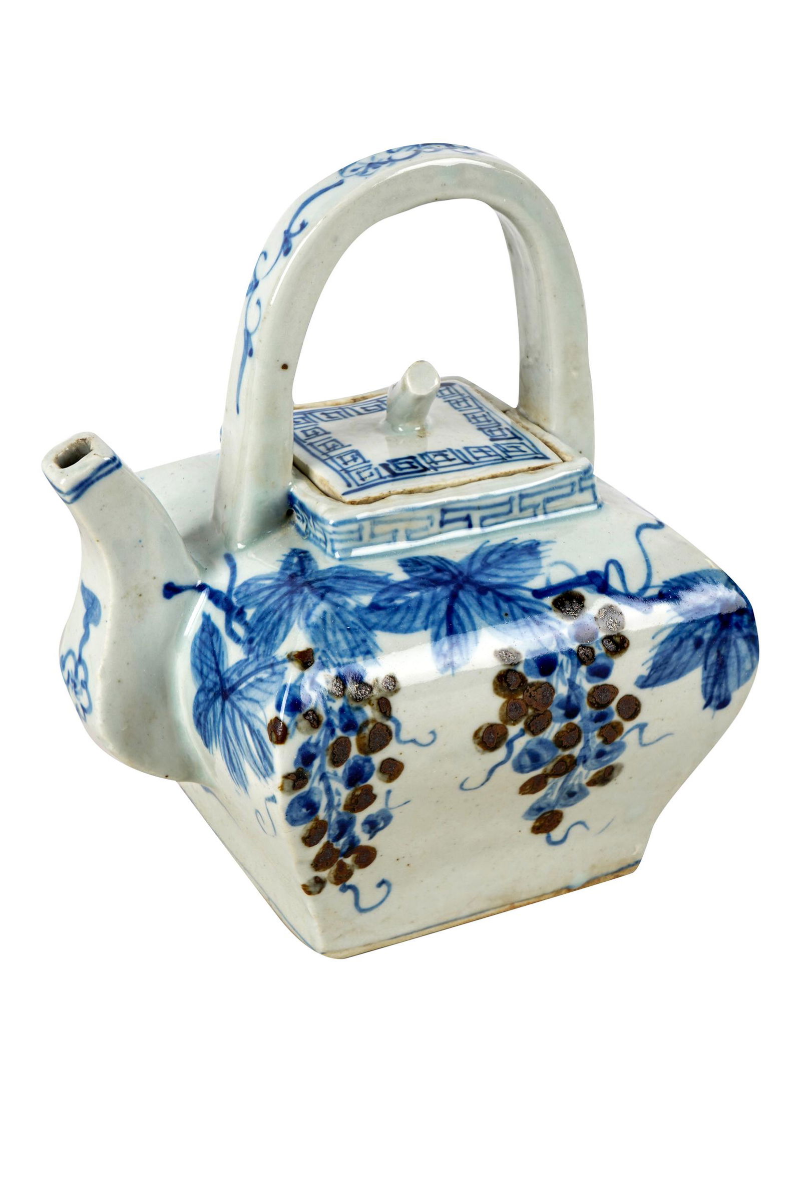 KOREAN BLUE & WHITE EWER (1 of 7)