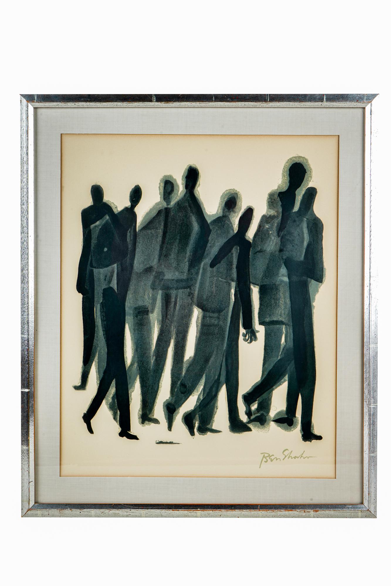 BEN SHAHN (1898 - 1969): UNTITLED (1 of 8)