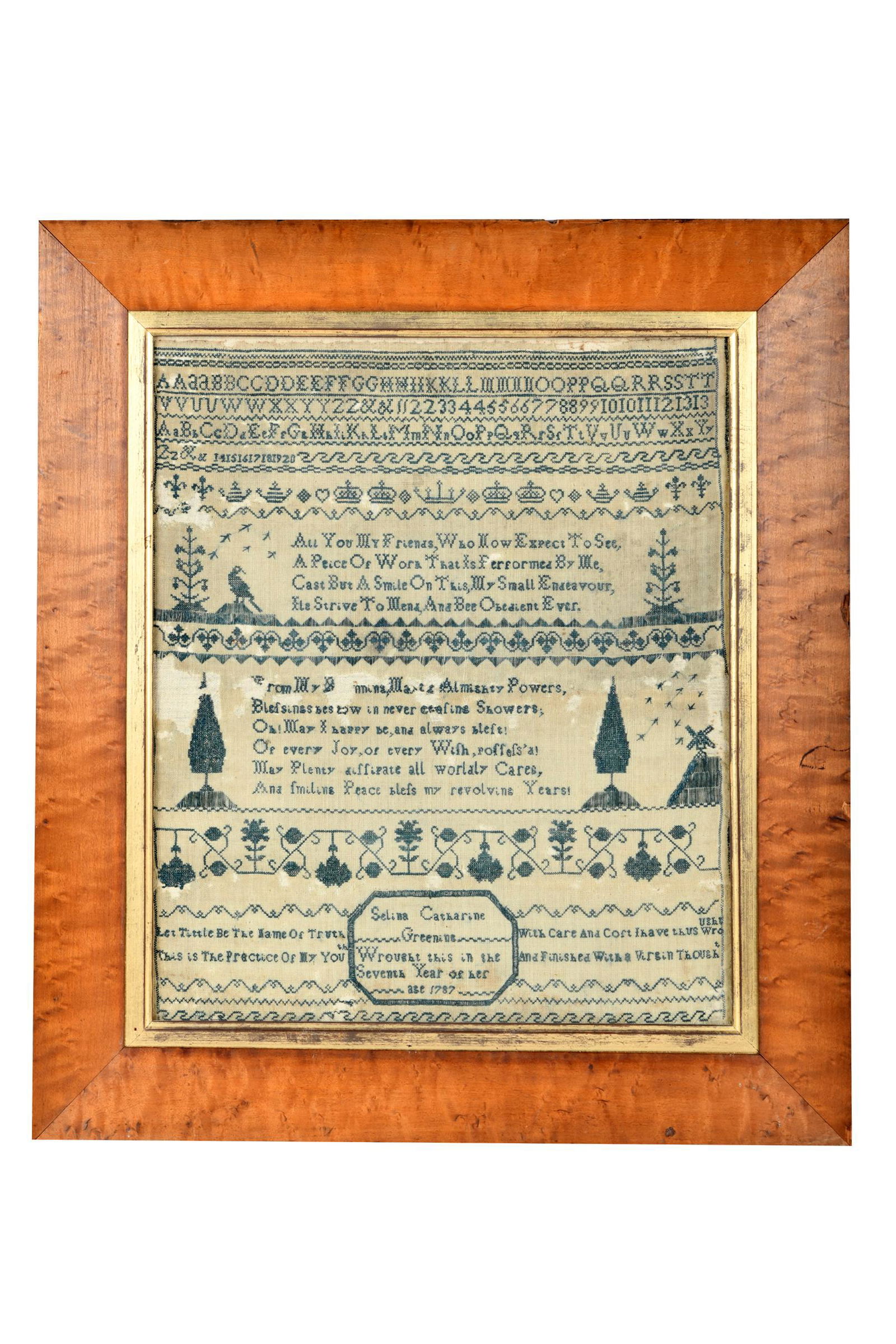 EMBROIDERED SAMPLER (1 of 9)