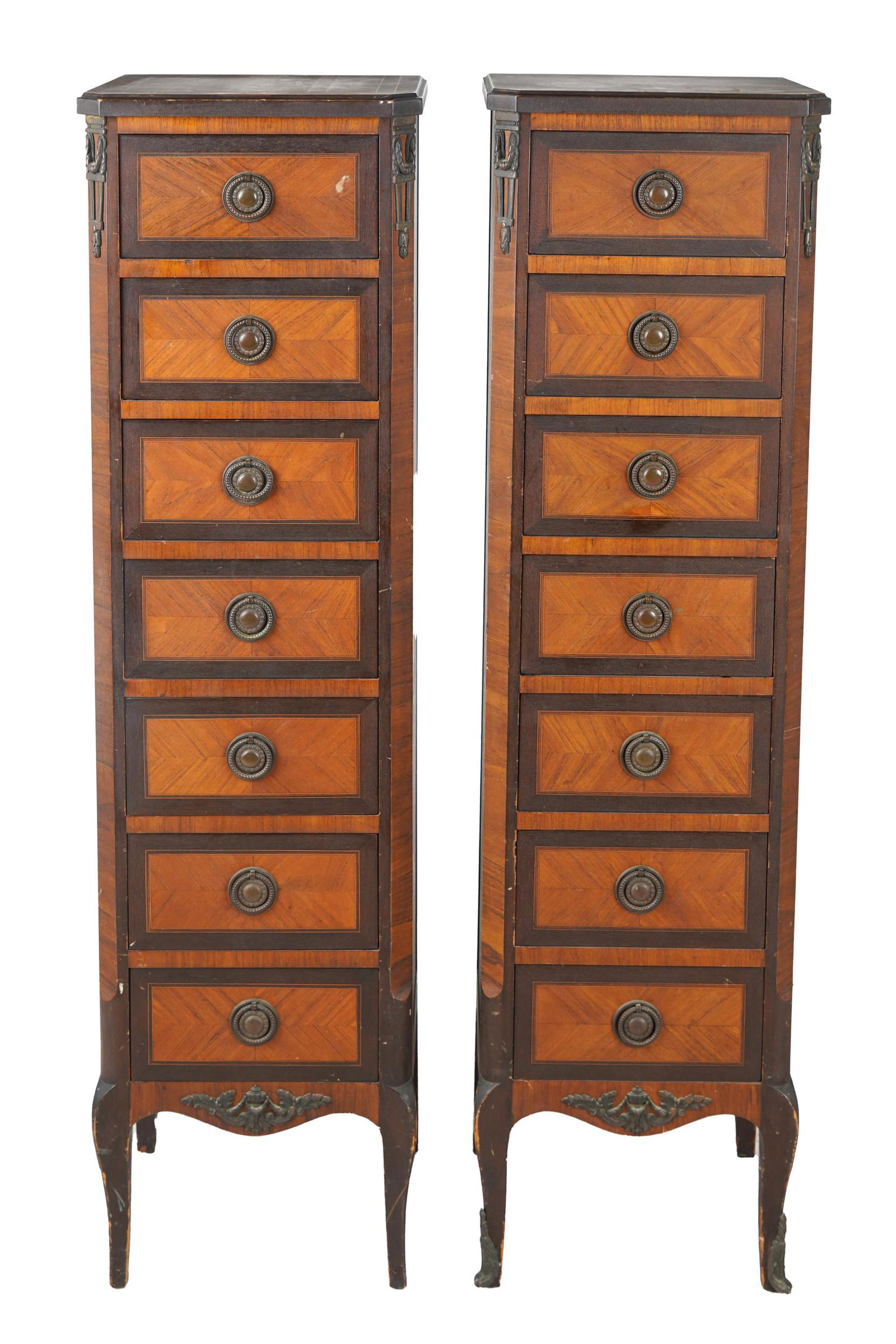 PAIR OF LOUIS XV STYLE SEMAINIERS (1 of 10)