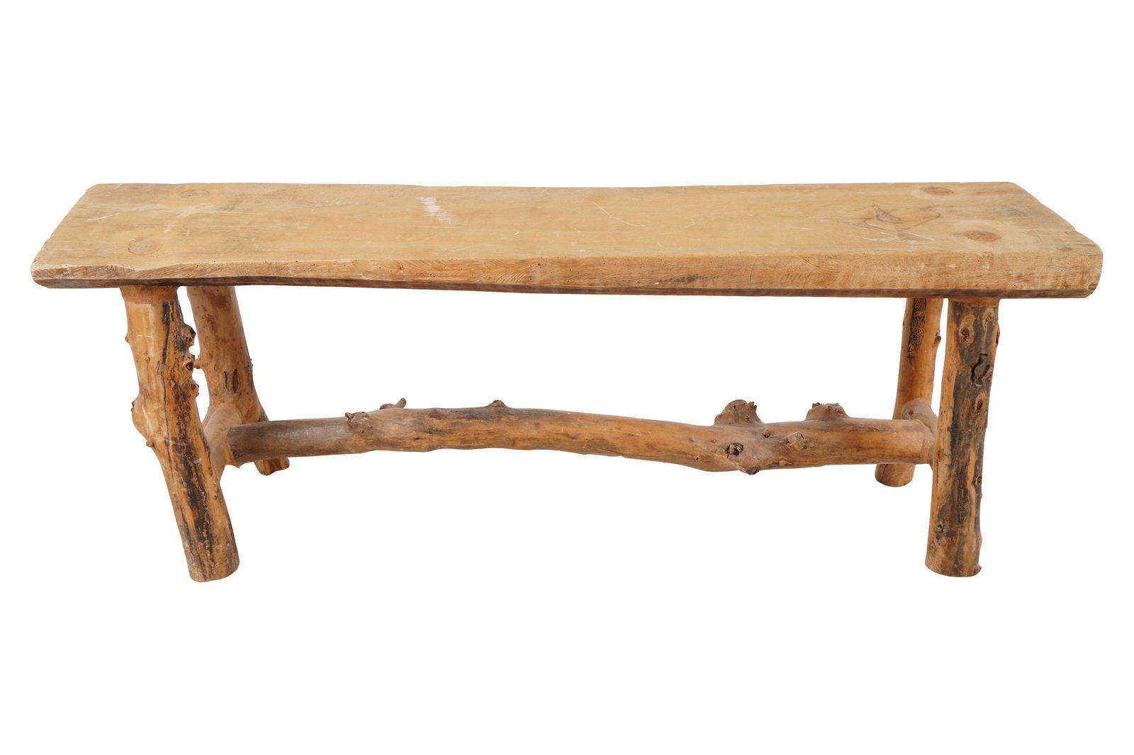 RUSTIC WOOD BENCH (1 of 8)