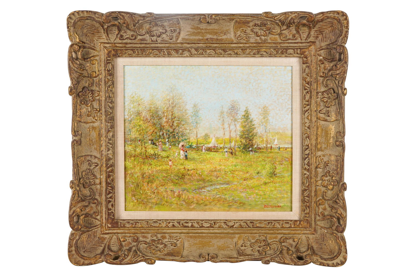 TOM PERKINSON (B. 1940): "PARK SCENE" (1 of 8)