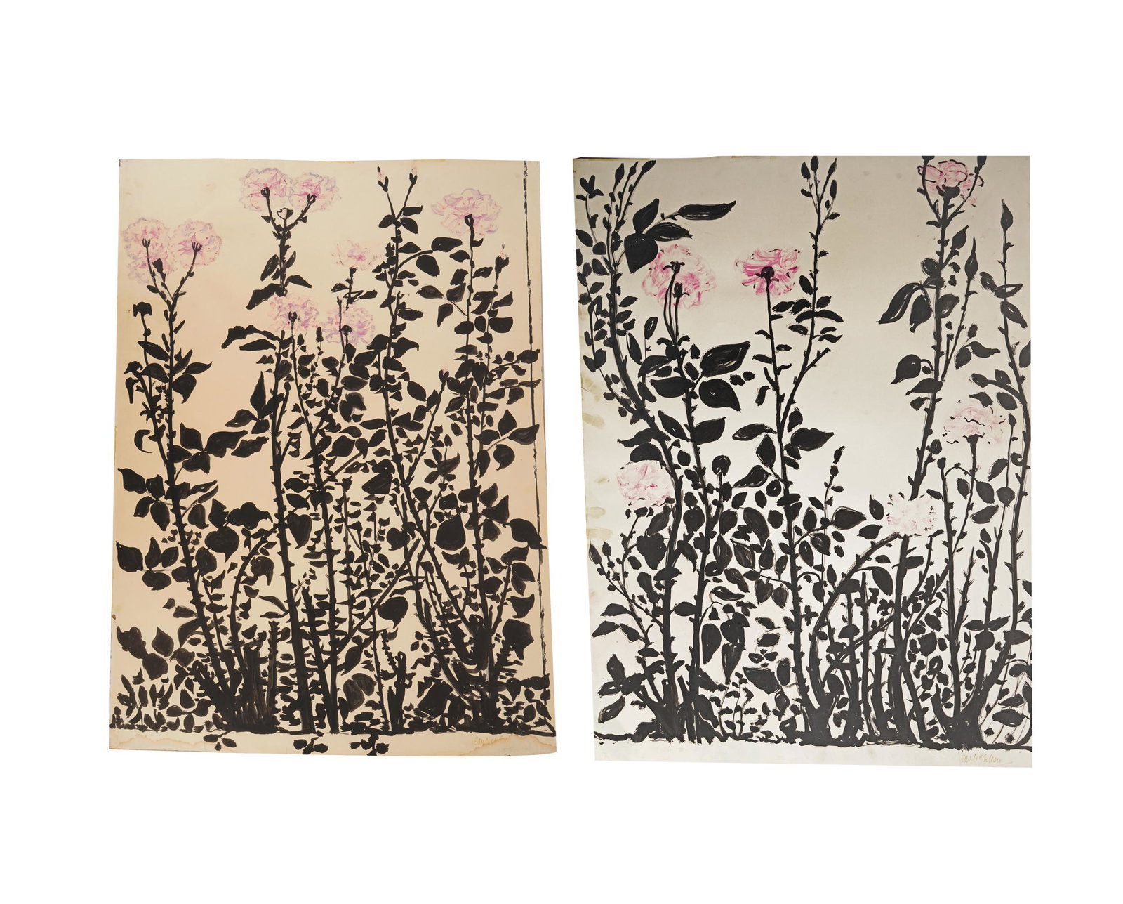 JEAN NEGULESCO (1900 - 1993):  "A PAIR OF STUDIES OF (1 of 10)