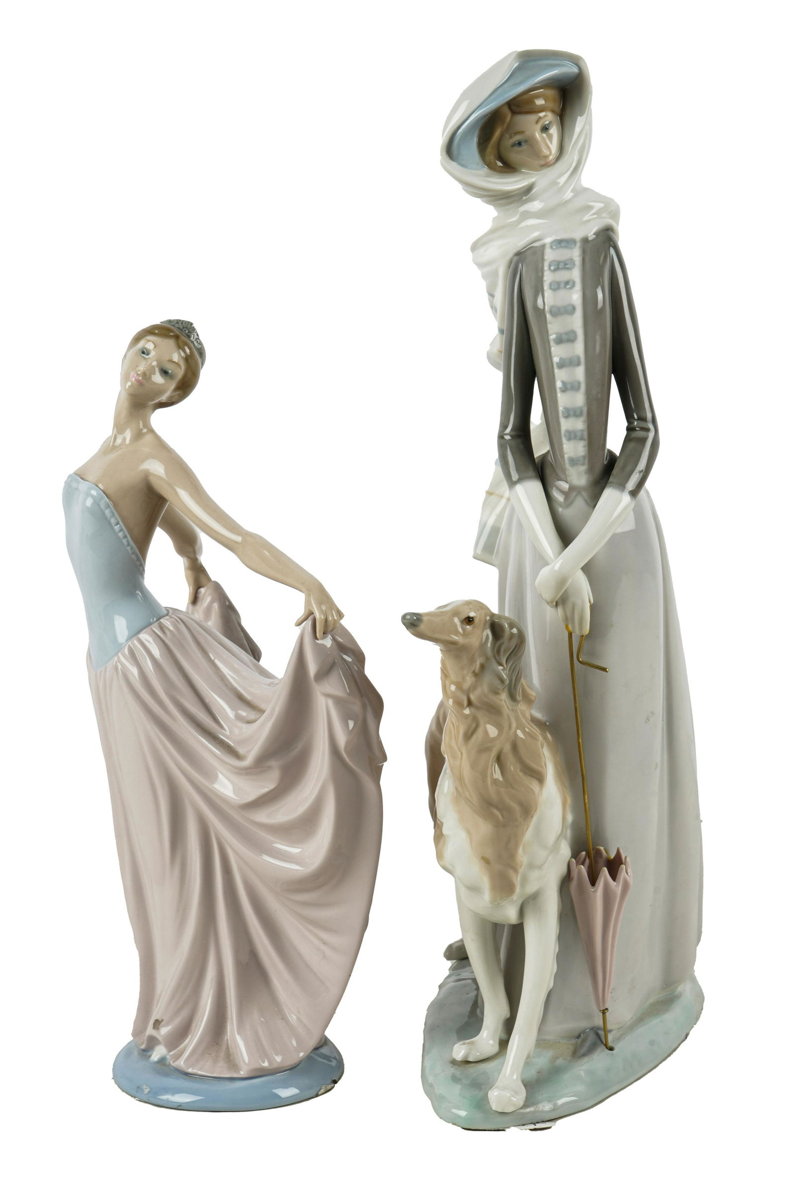 TWO LLADRO FIGURES OF WOMEN (1 of 12)