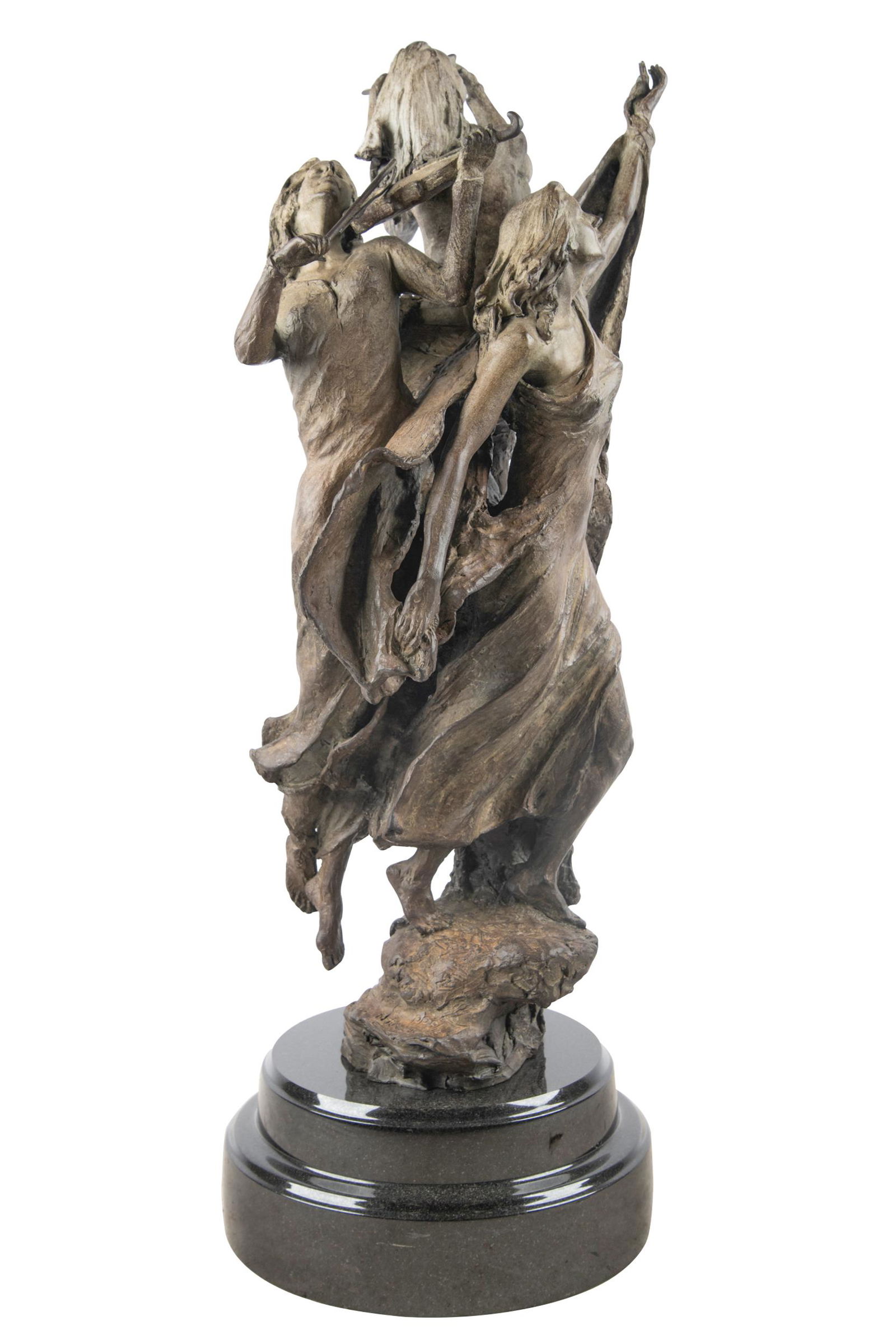 BRONZE OF THREE MUSICIANS (1 of 8)