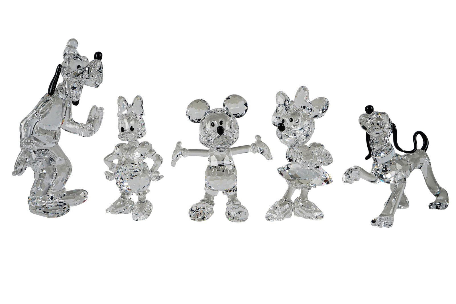 FIVE SWAROVSKI DISNEY SHOWCASE CRYSTAL FIGURES (1 of 13)