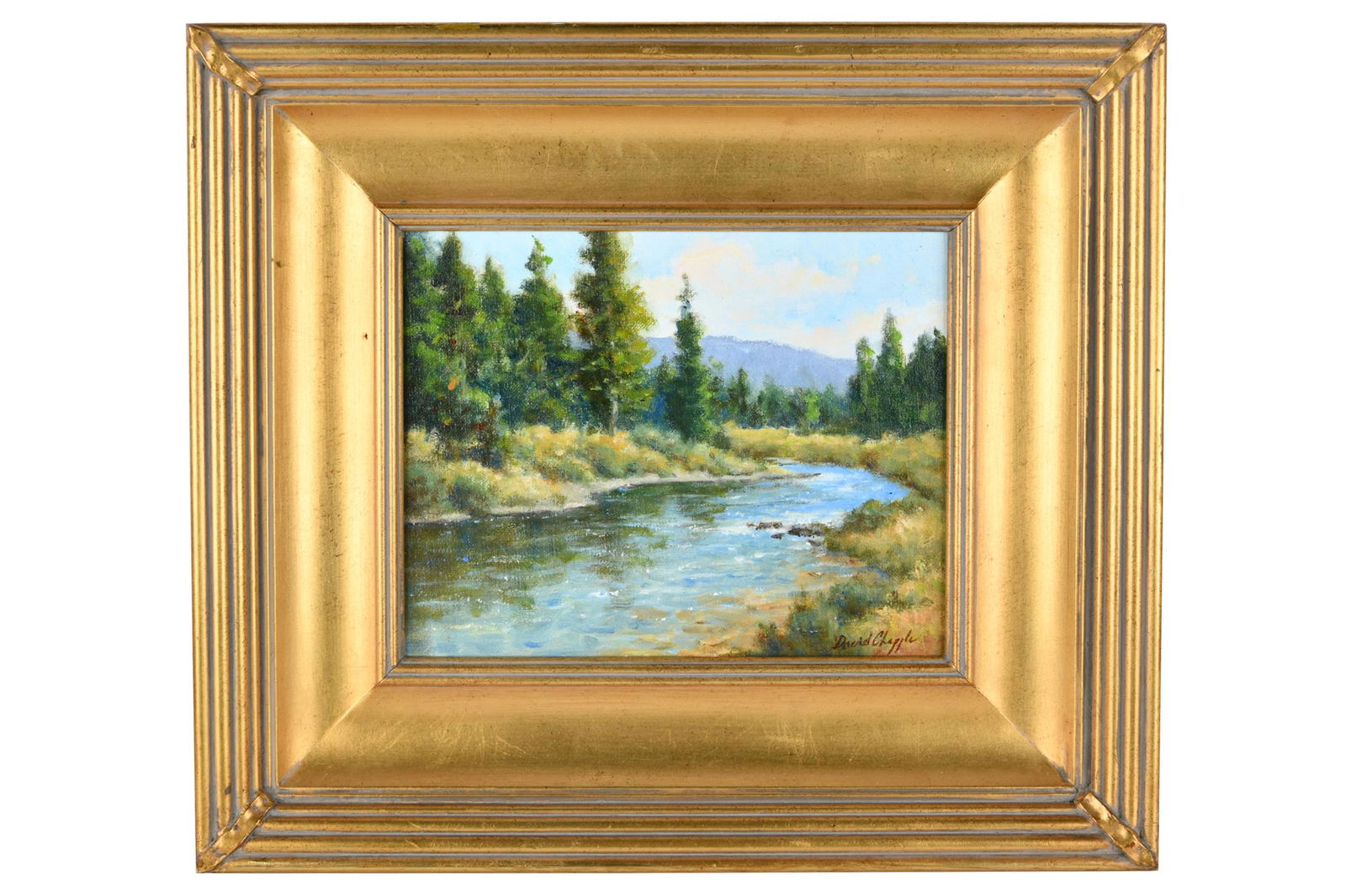 DAVID CHAPPLE (B.1947): "SIERRA STREAM" (1 of 8)