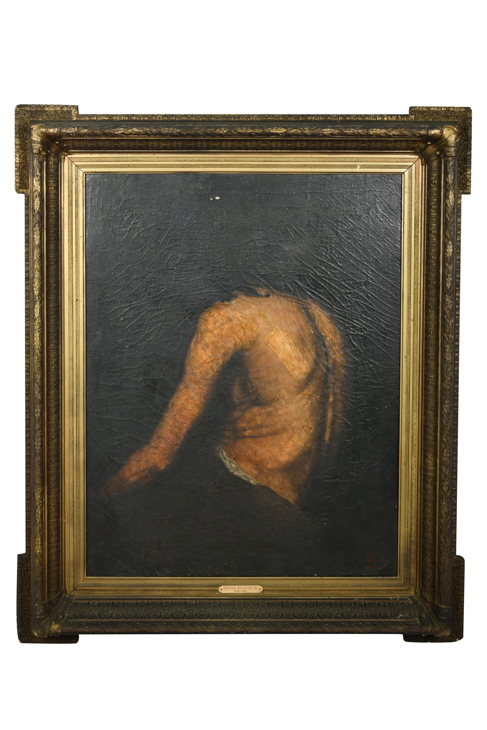 FRANK DUVENECK (1848 - 1919): MALE FIGURE (1 of 9)