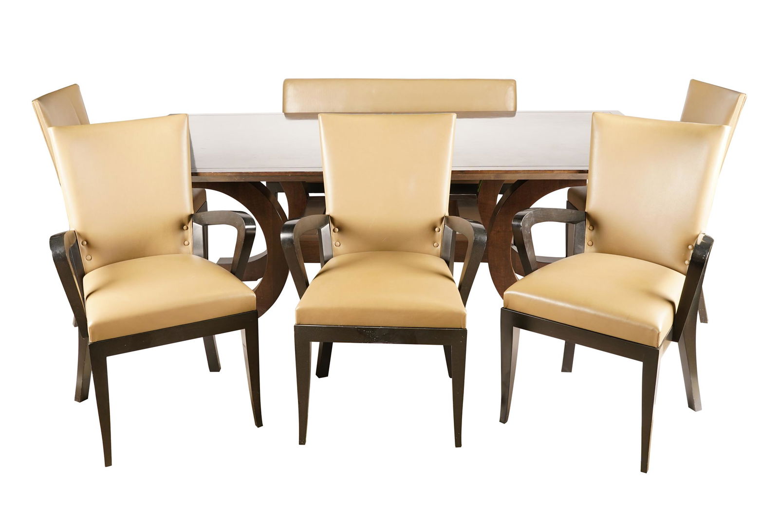 DAKOTA JACKSON DINING CHAIRS & MCGUIRE TABLE (1 of 17)