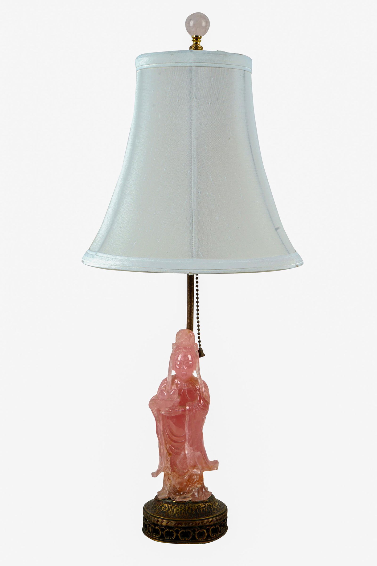 ROSE QUARTZ GUAN YIN BOUDOIR LAMP (1 of 8)