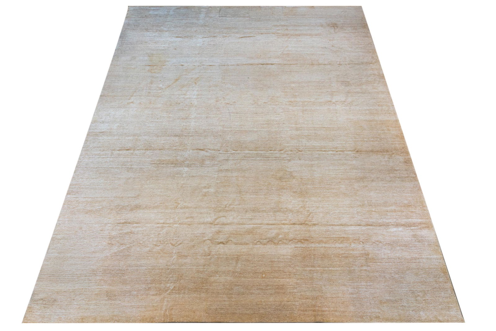 MANSOUR MODERN BEIGE LINEN & SILK CARPET (1 of 20)