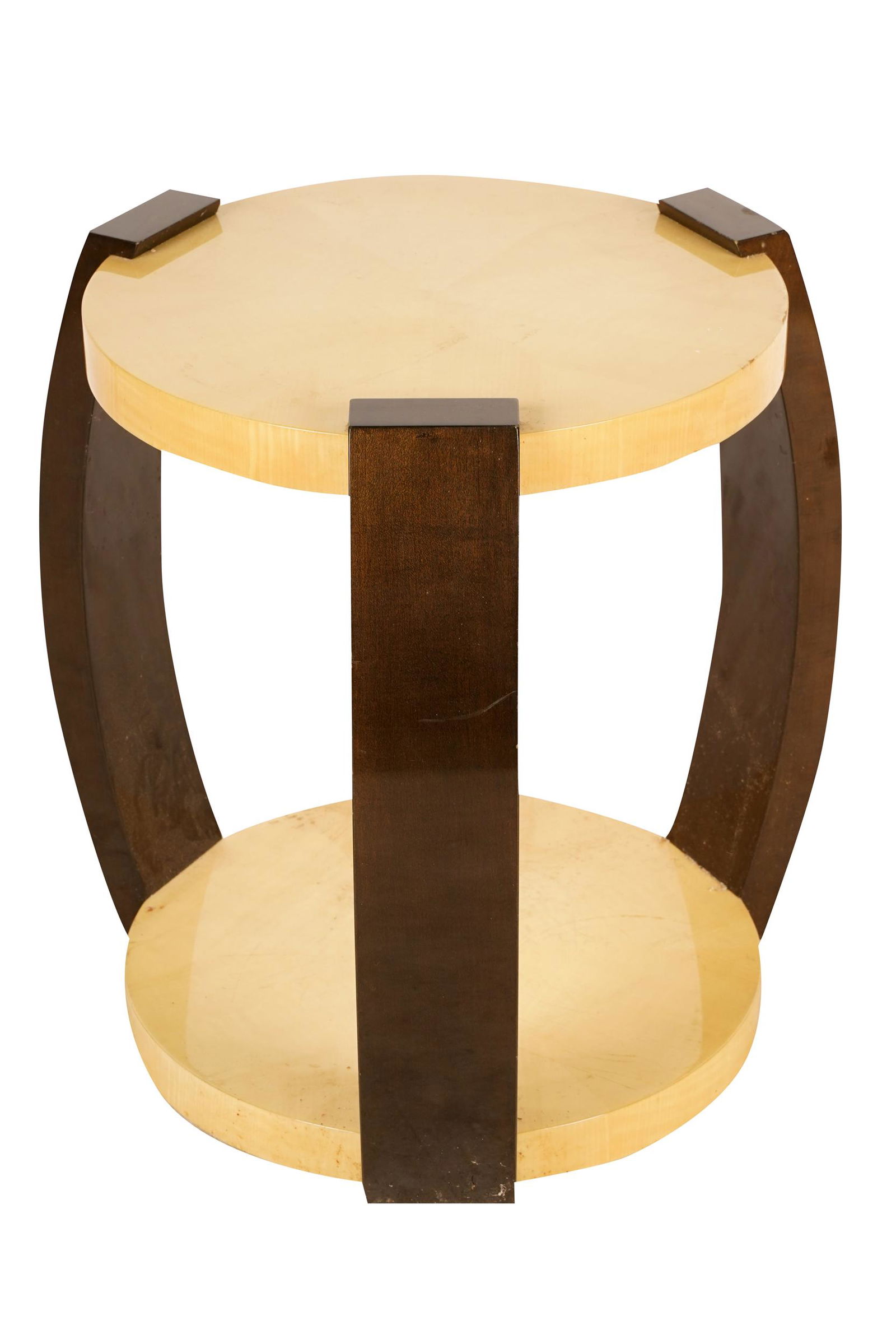 PARCHMENT LACQUERED END TABLE (1 of 6)