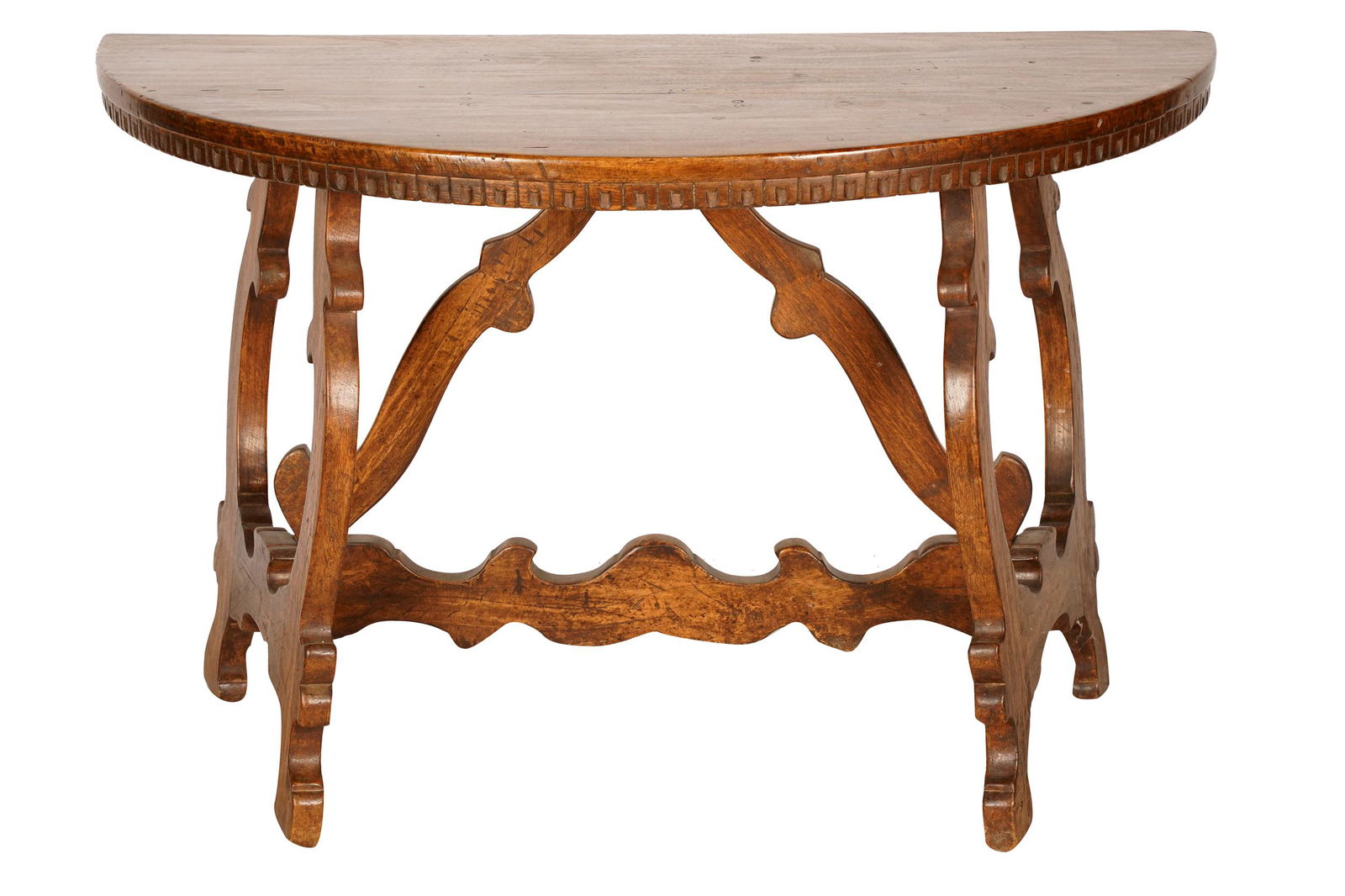 SPANISH BAROQUE STYLE WALNUT SIDE TABLE (1 of 7)