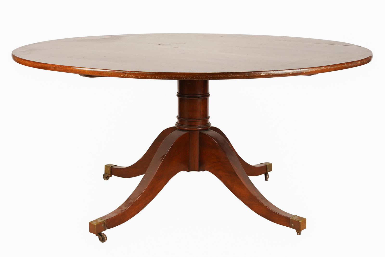 REGENCY STYLE  MAHOGANY BREAKFAST TABLE (1 of 9)