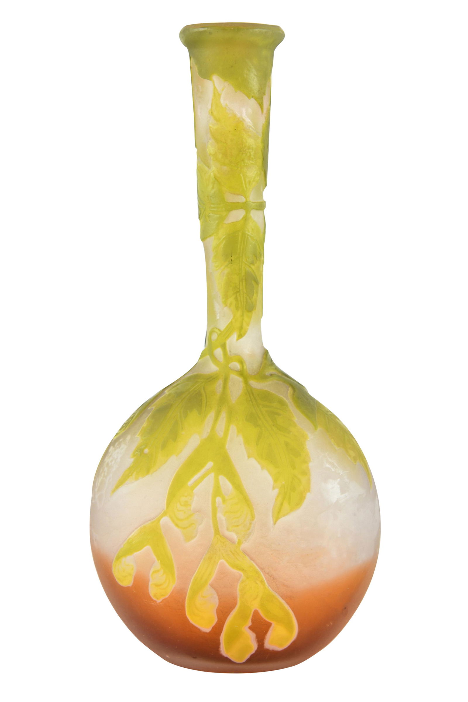 EMILE GALLE: CAMEO GLASS BUD VASE (1 of 6)