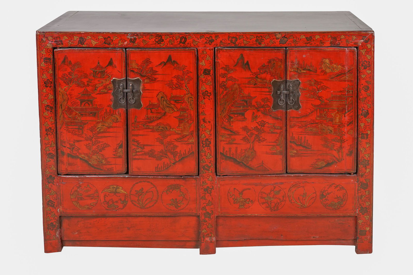 CHINESE WOOD CABINET (1 of 8)
