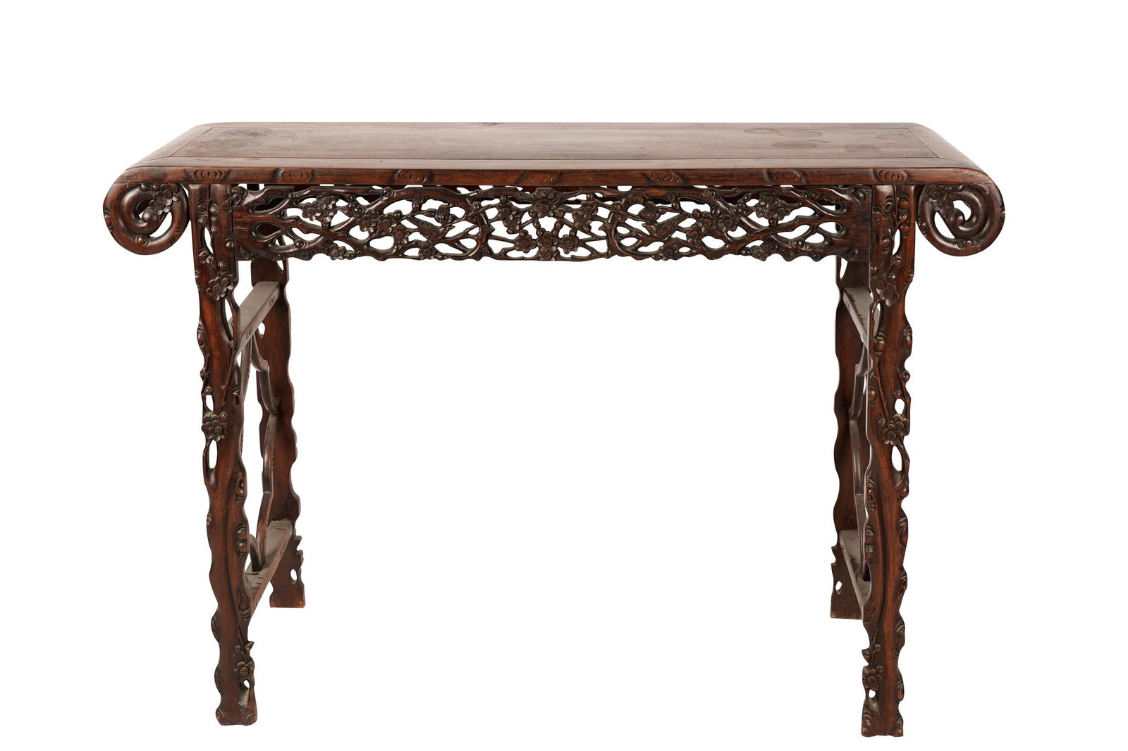 CHINESE CARVED HARDWOOD ALTAR TABLE (1 of 9)