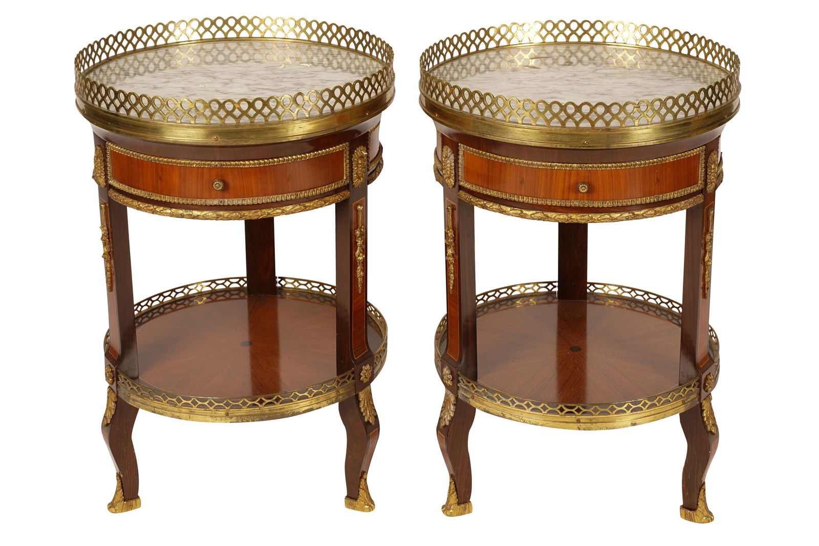 PAIR OF GILT METAL-MOUNTED GUERIDONS (1 of 11)