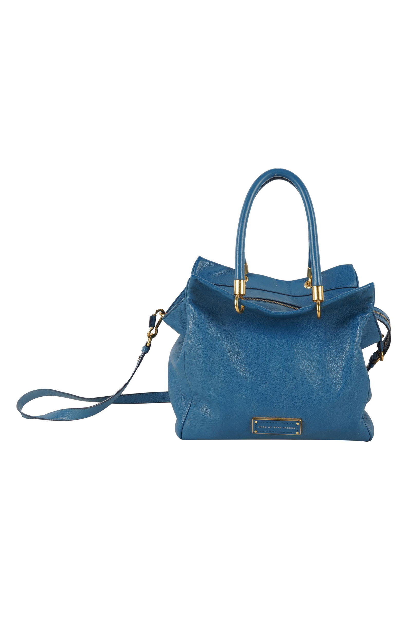 MARC JACOBS BLUE HANDBAG (1 of 8)