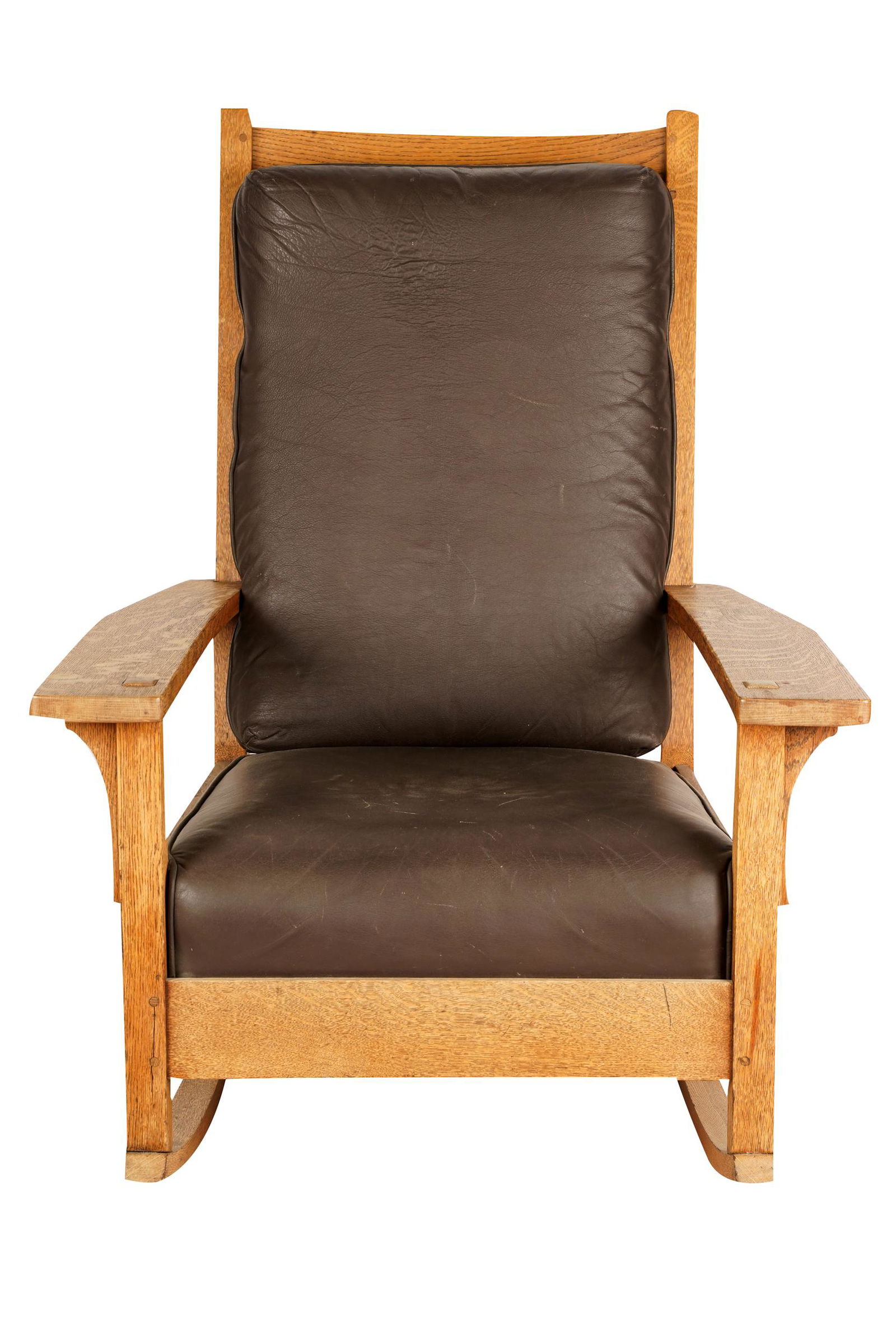 ARTS & CRAFTS OAK ROCKER (1 of 8)