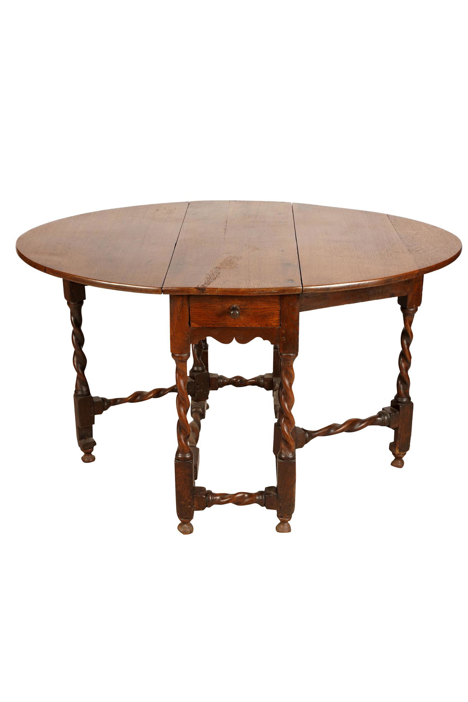 OAK DROP LEAF GATE LEG TABLE (1 of 6)