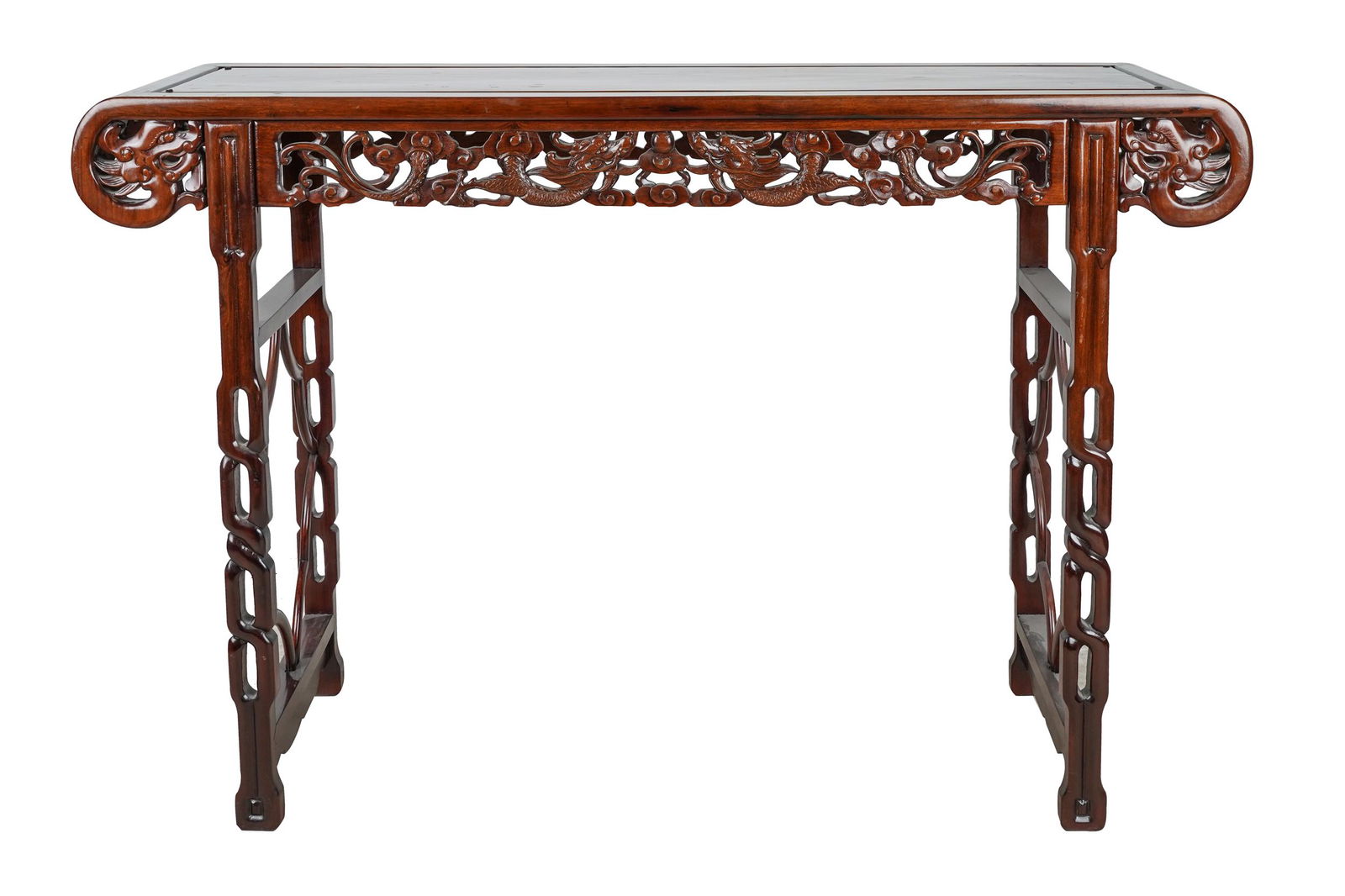 CHINESE CARVED WOOD ALTAR TABLE (1 of 10)