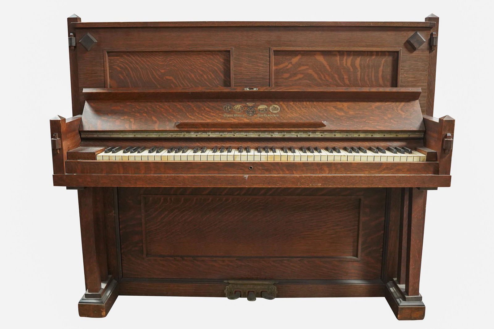 BYRON MAUZY AMERICAN ARTS & CRAFTS UPRIGHT PIANO (1 of 11)