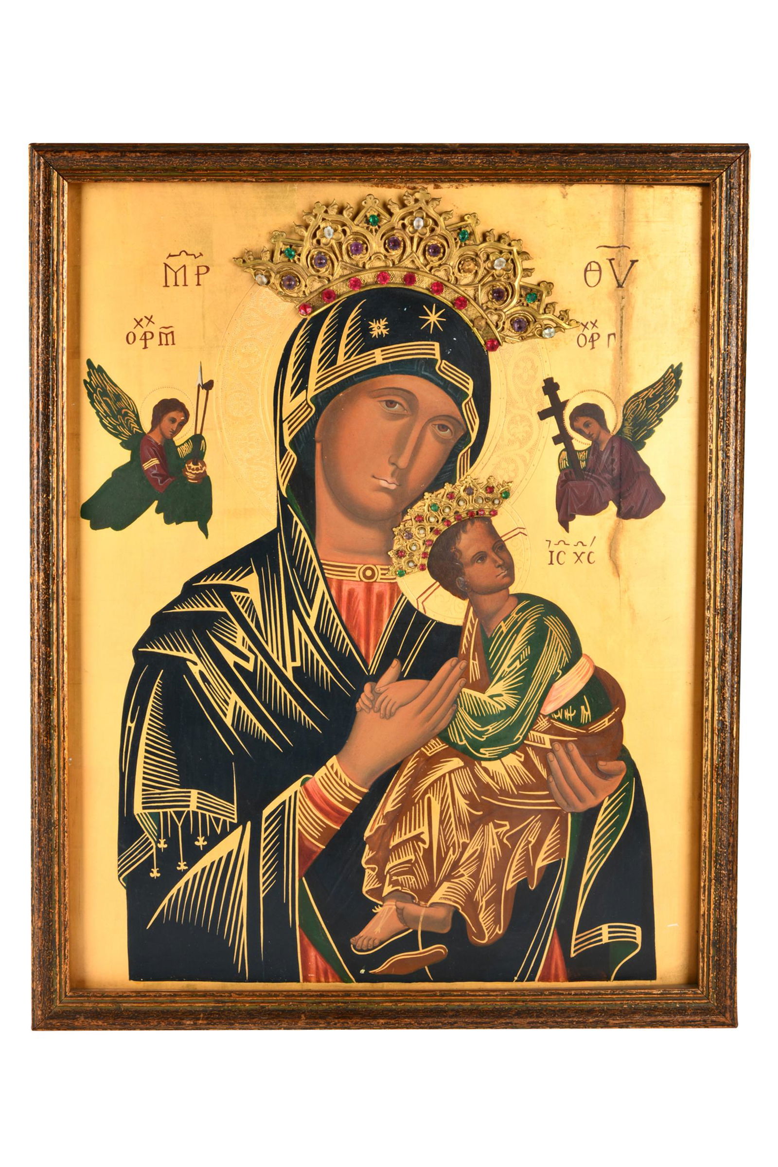 RELIGIOUS ICON: VIRGIN & CHILD (1 of 9)