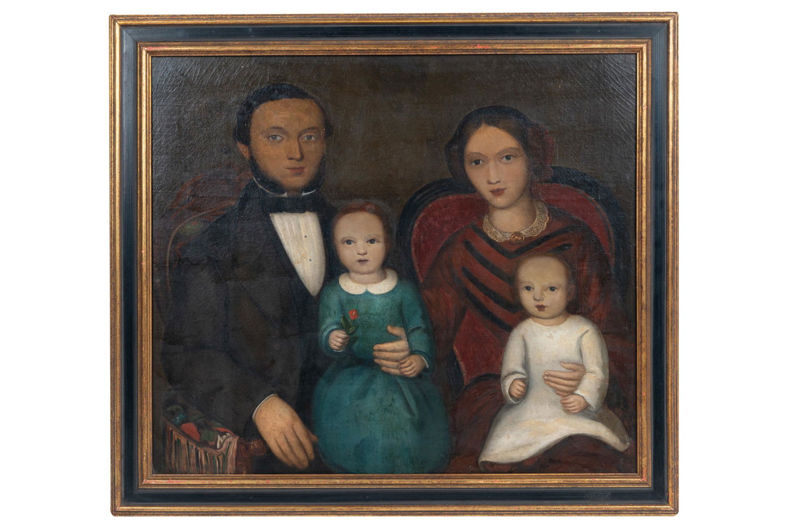 AMERICAN PRIMITIVE SCHOOL: GROUP PORTRAIT (1 of 9)