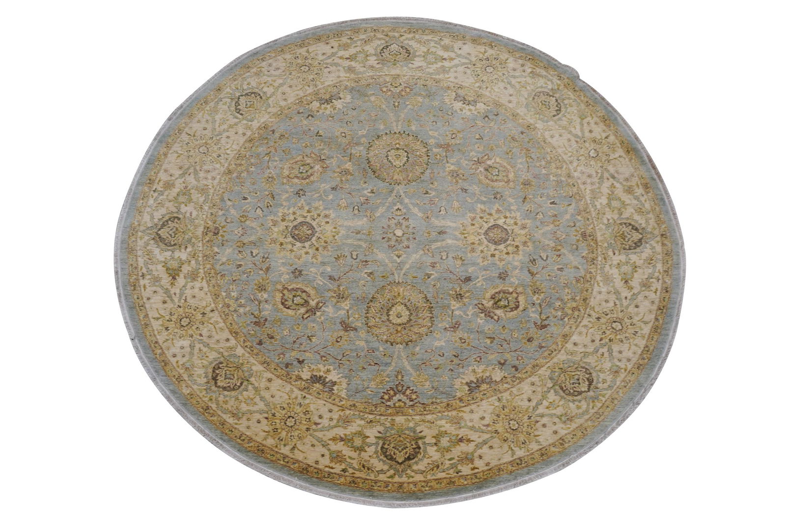 INDO-PERSIAN ROUND CARPET (1 of 9)