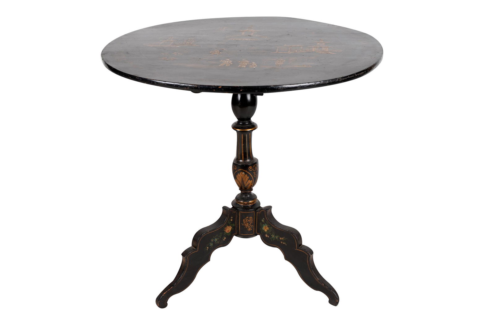 LACQUERED TILT-TOP TABLE (1 of 8)