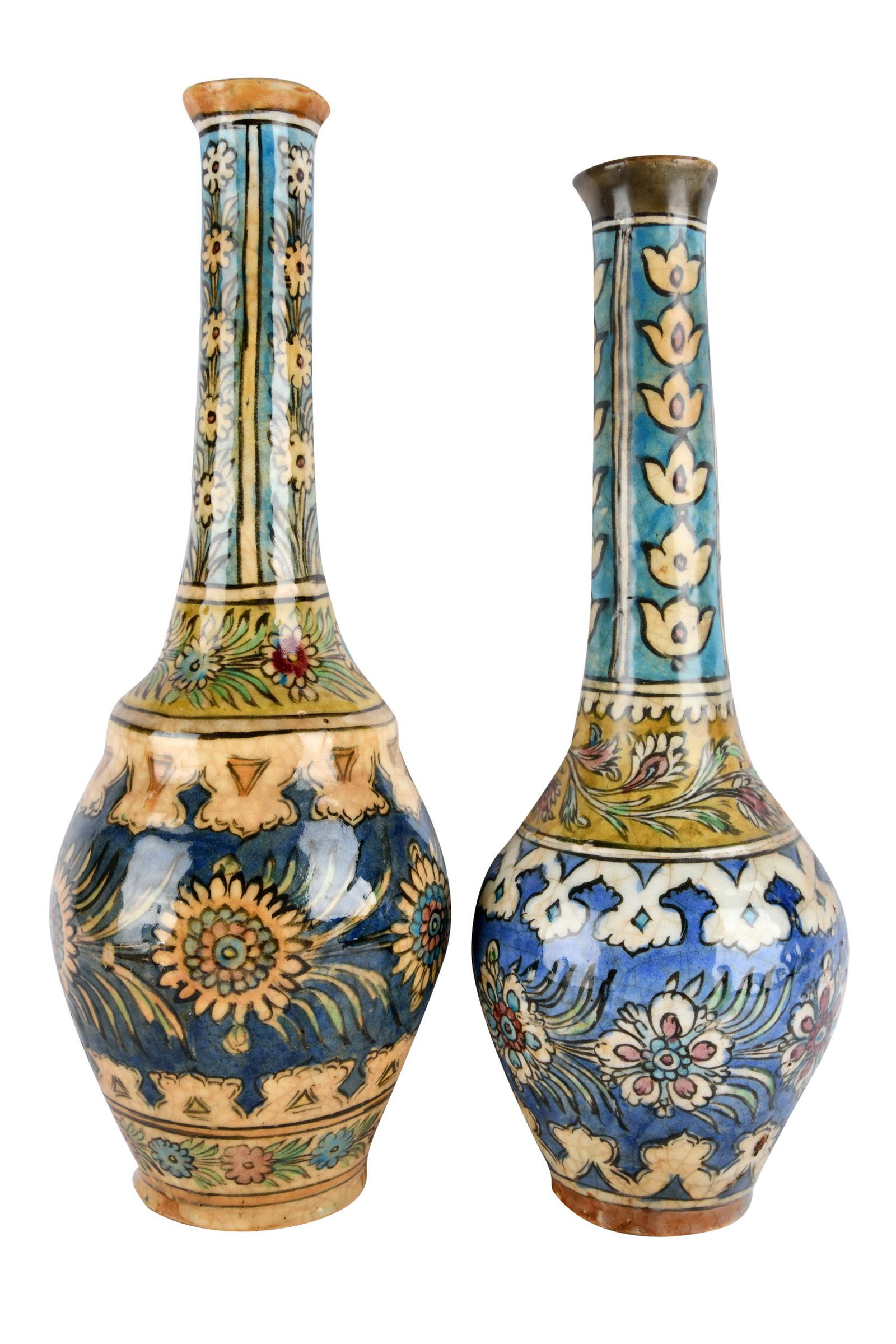 TWO POTTERY VASES (1 of 8)