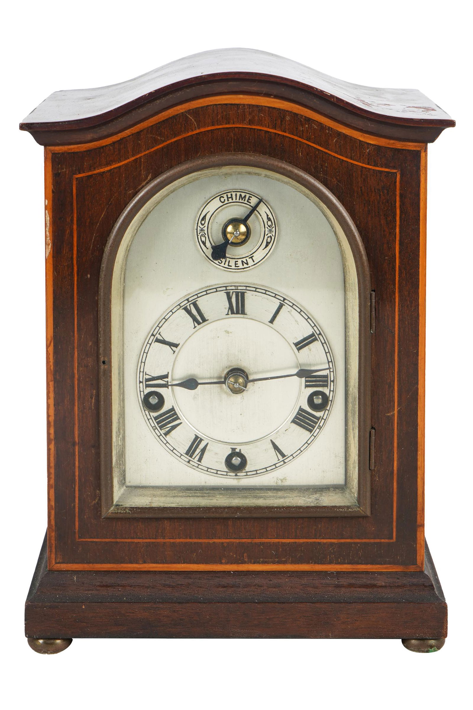 MAHOGANY MANTLE CLOCK (1 of 6)
