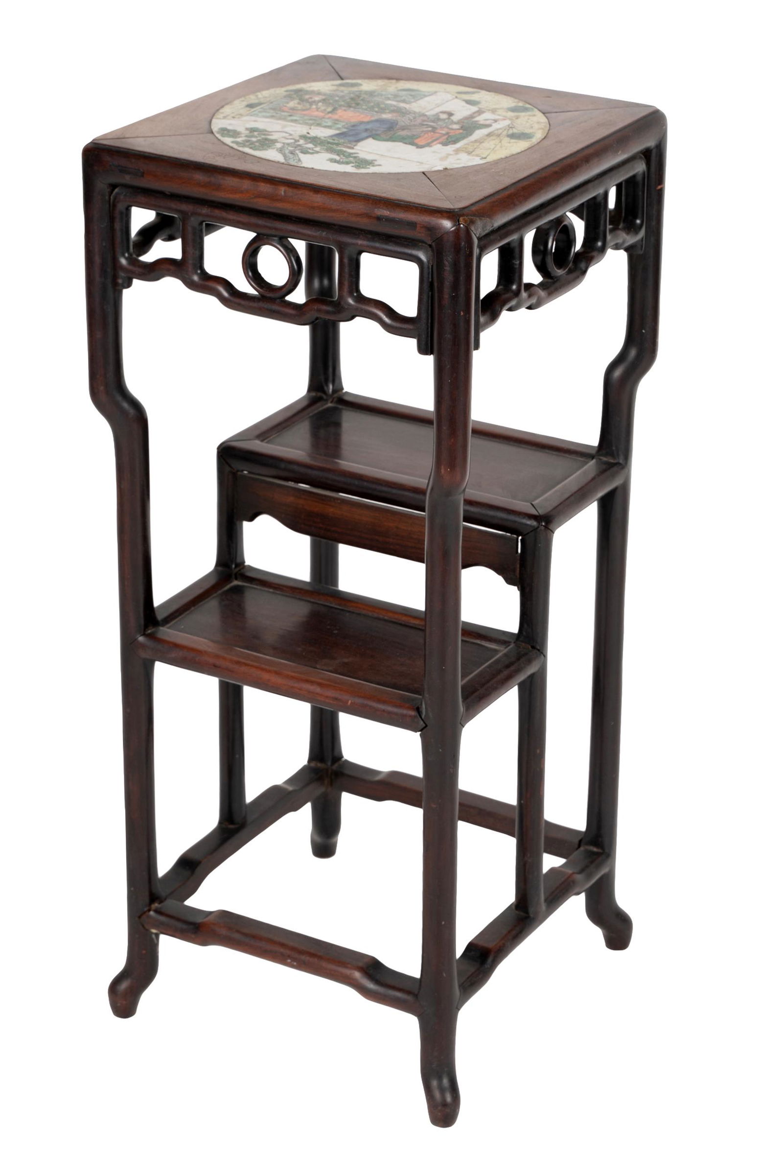 CHINESE CARVED HARDWOOD TABLE (1 of 9)