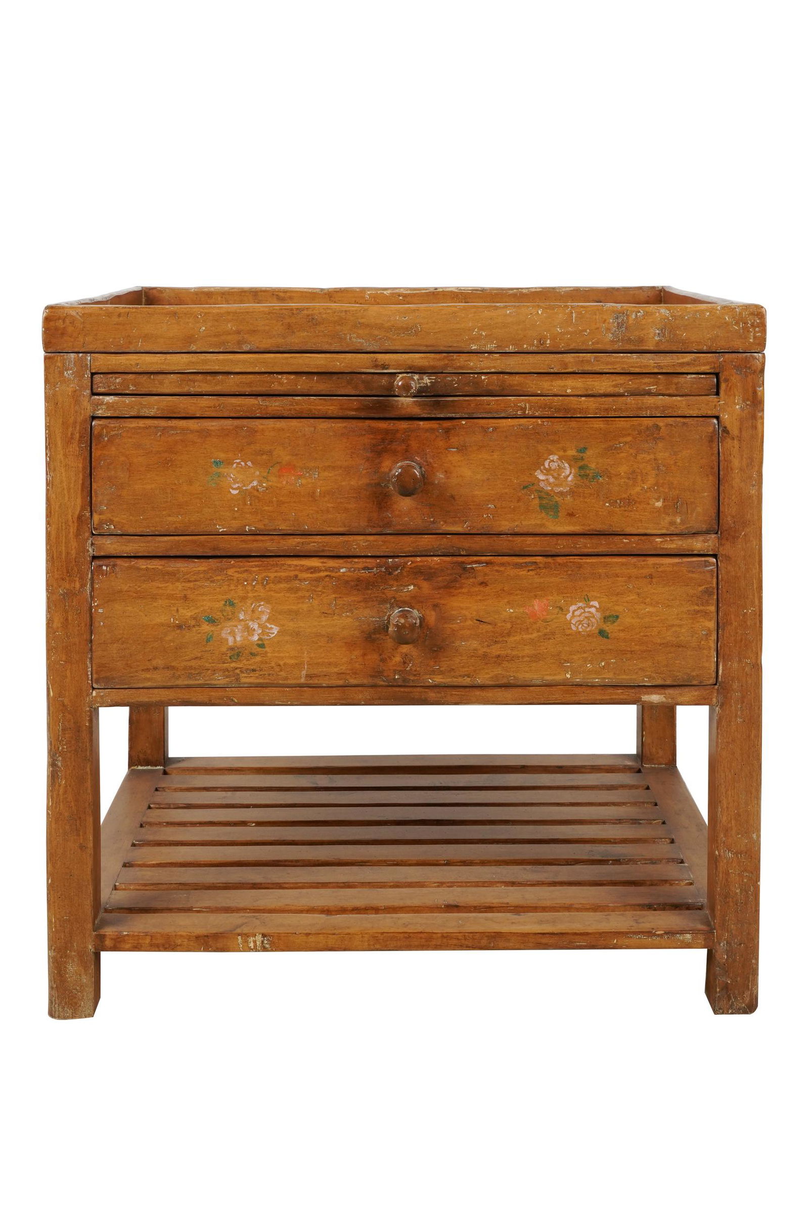 RICHARD MULLIGAN PAINTED WOOD SIDE TABLE (1 of 10)