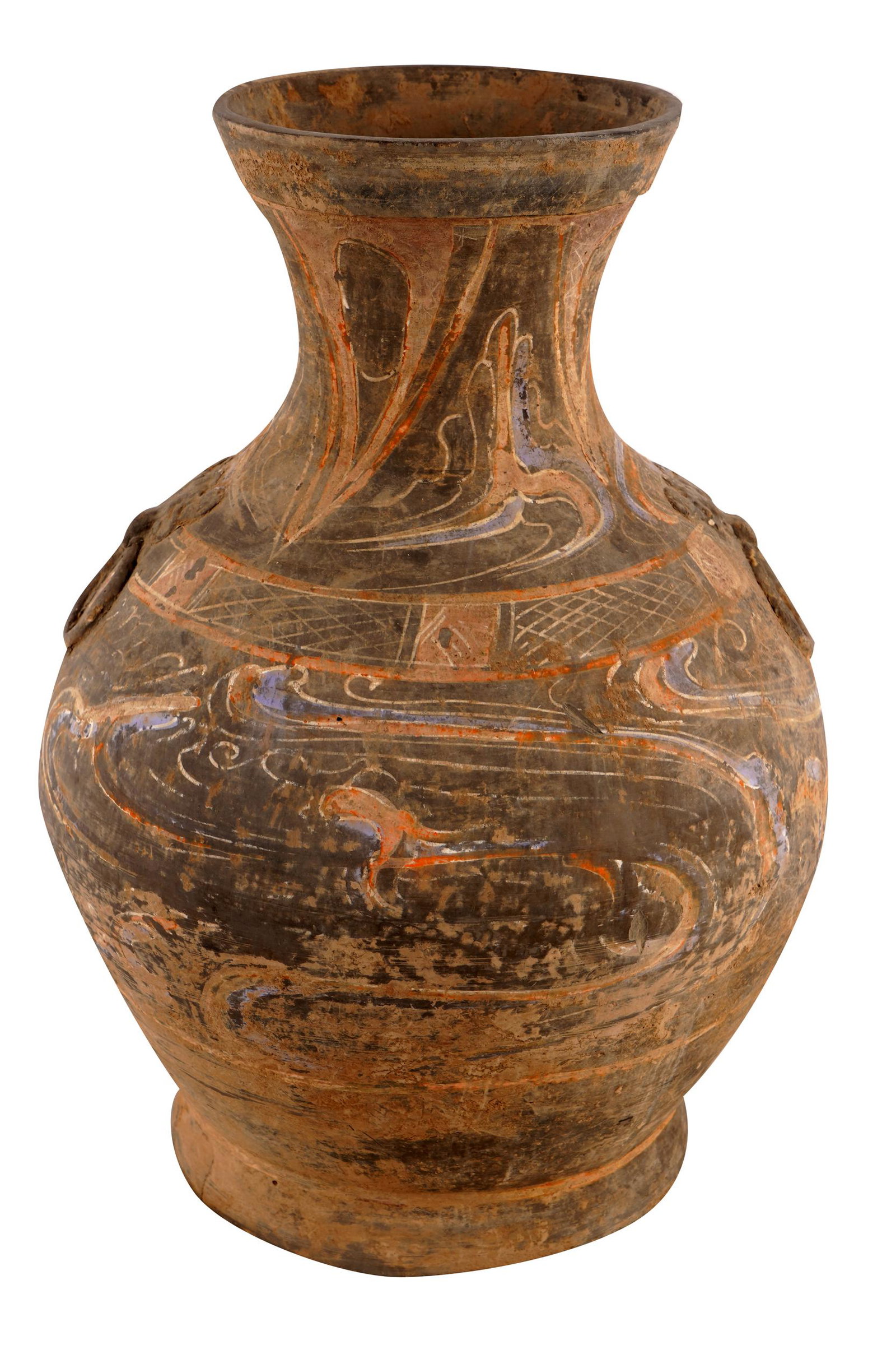 PAINTED CERAMIC URN (1 of 8)