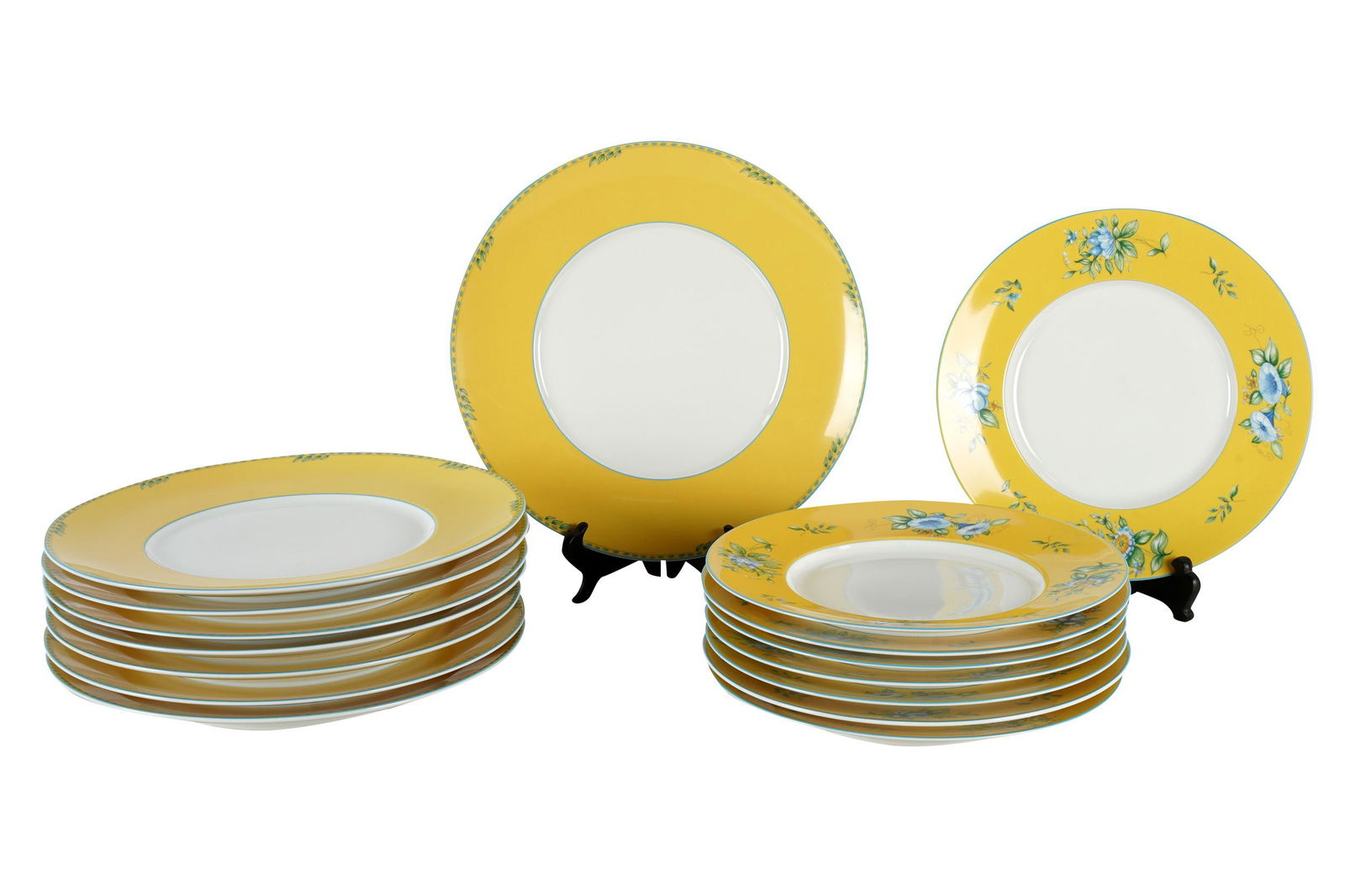 SET OF JL COQUET LIMOGES PORCELAIN DISHES (1 of 9)