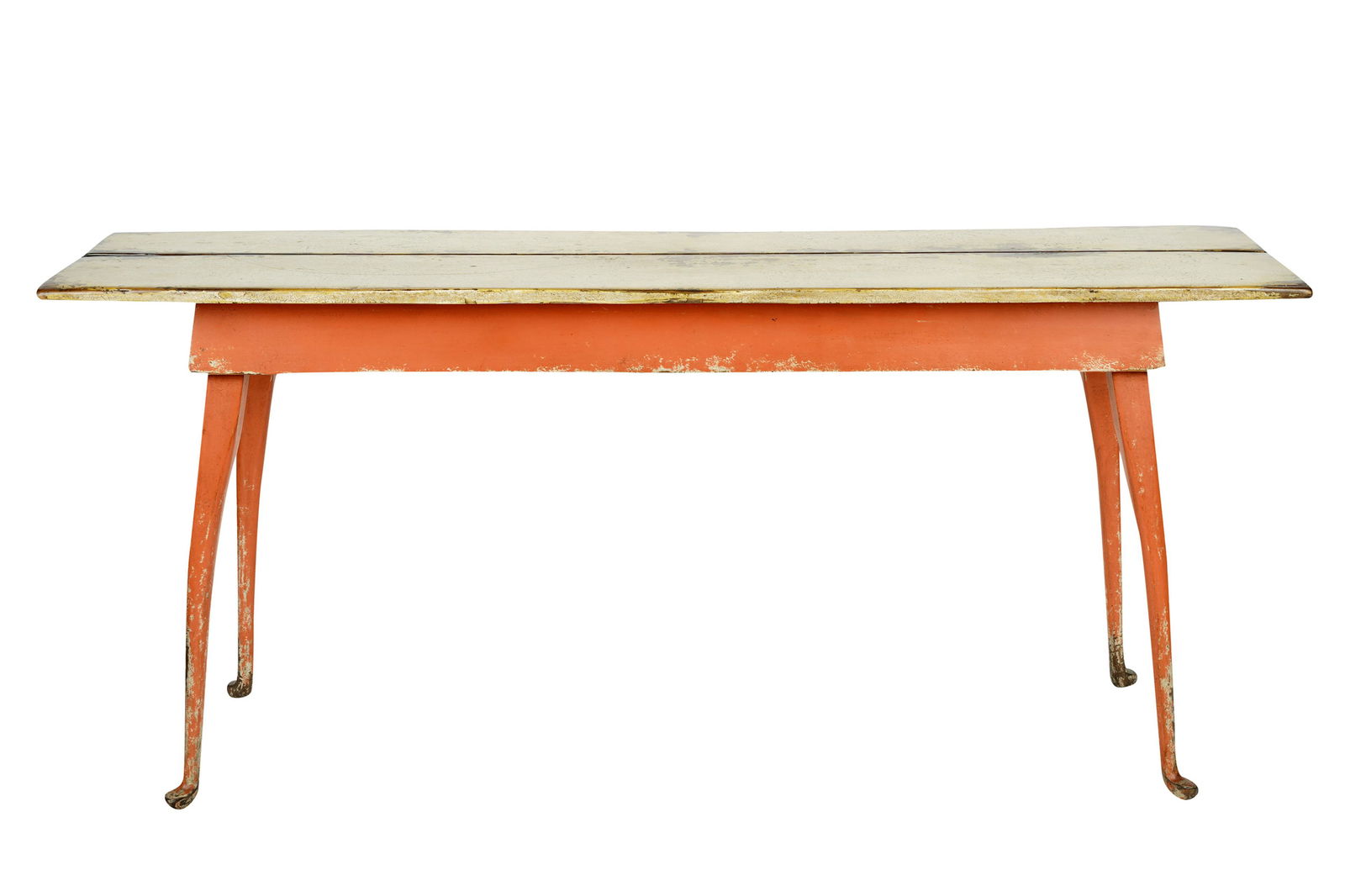 RUSTIC PAINTED PINE SOFA TABLE (1 of 9)