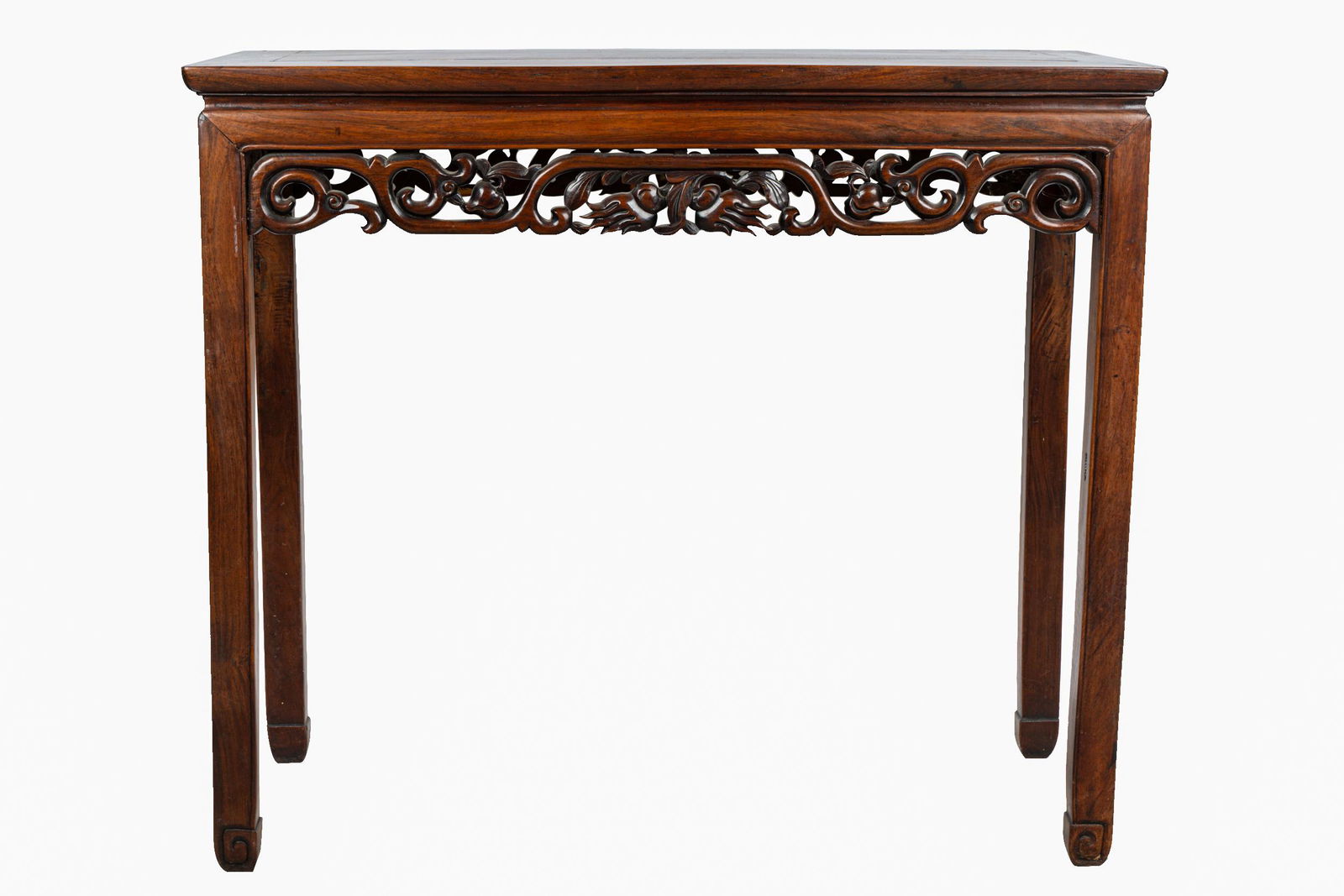 CHINESE CARVED HARDWOOD ALTAR TABLE (1 of 13)