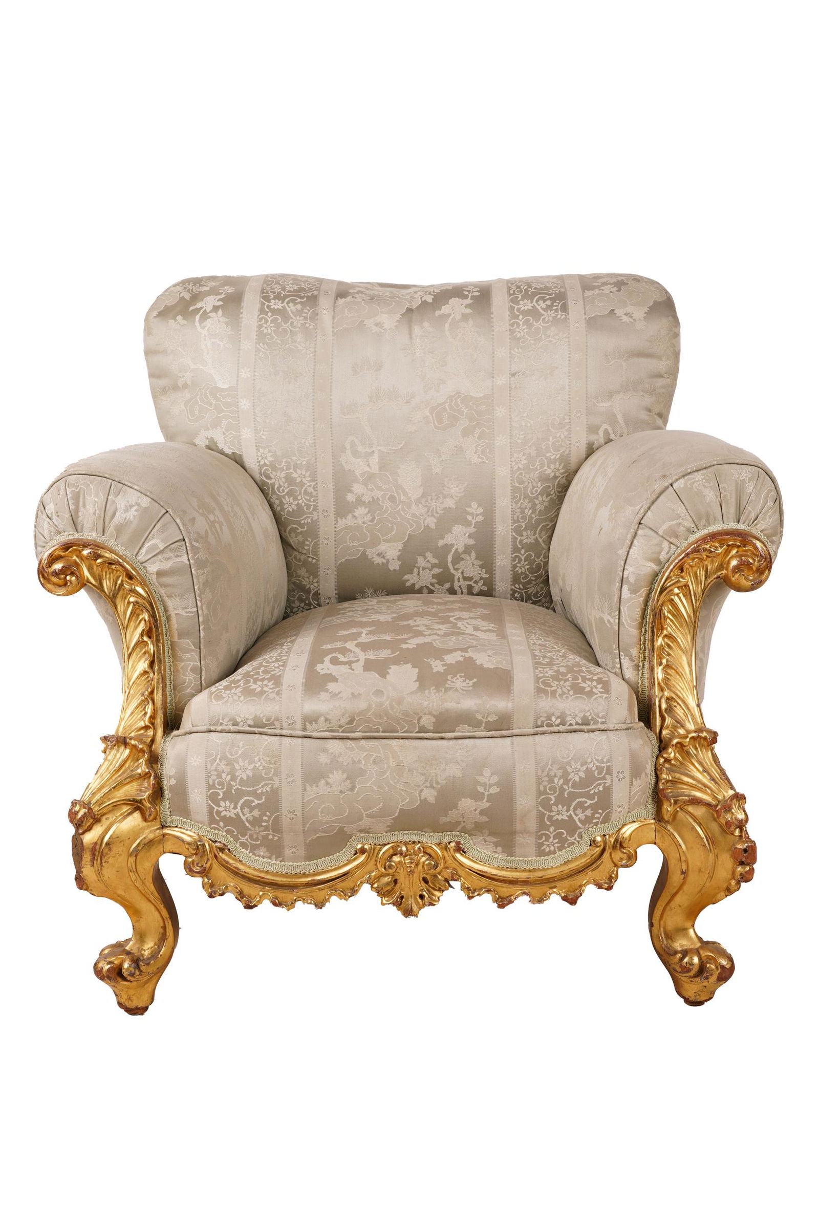 ITALIAN ROCOCO STYLE GILTWOOD BERGERE (1 of 16)
