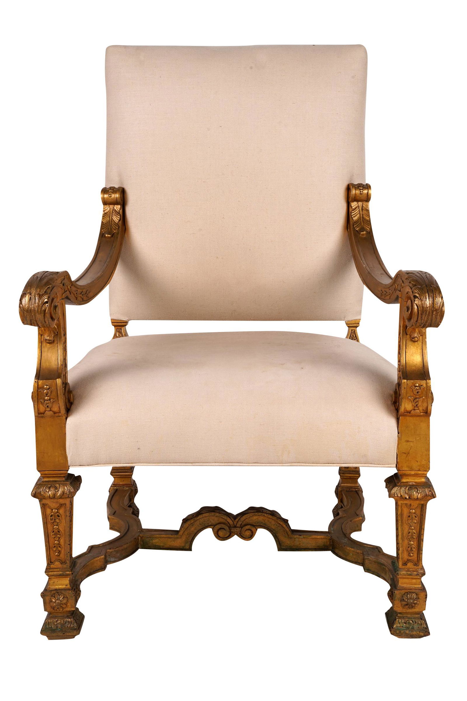 LOUIS XIV STYLE GILTWOOD HALL CHAIR (1 of 11)