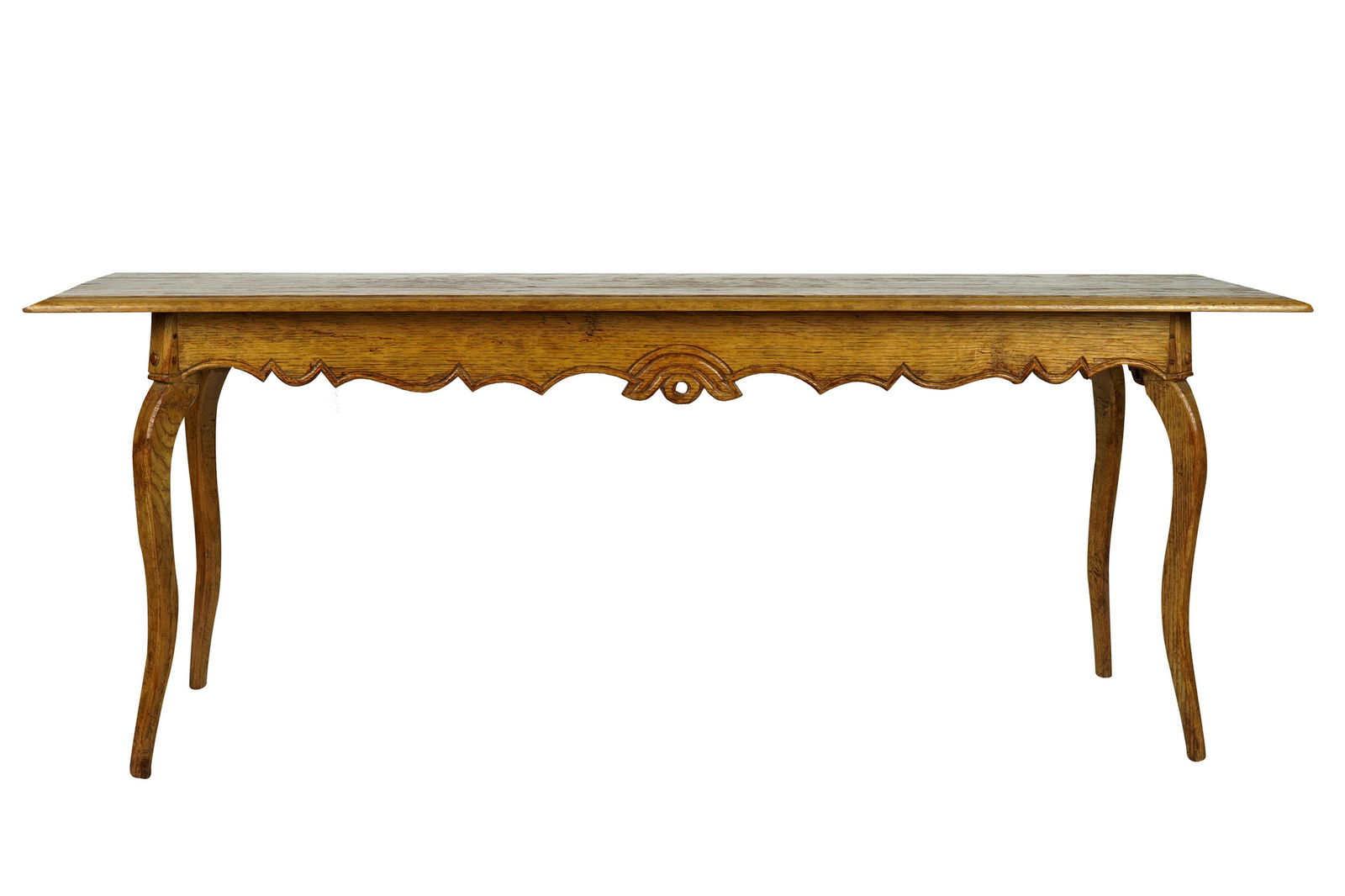 CARVED OAK SOFA TABLE (1 of 8)