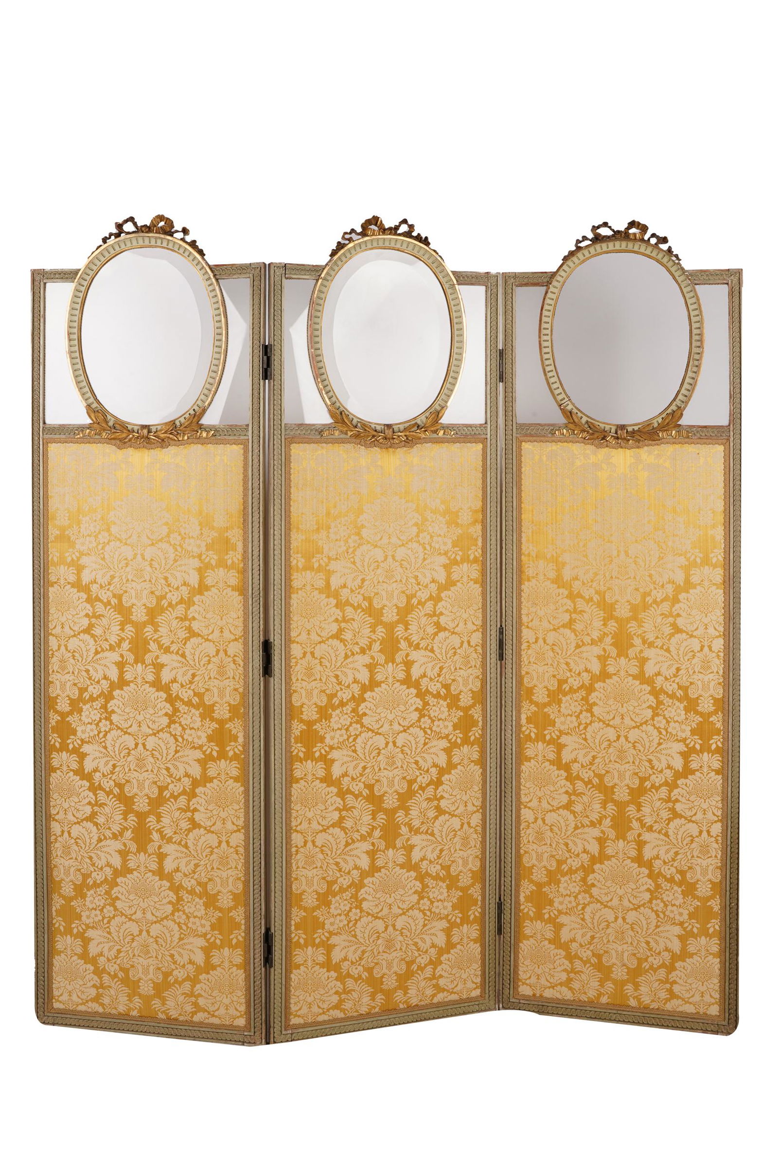 GREEN-PAINTED & GILT WOOD SCREEN (1 of 11)